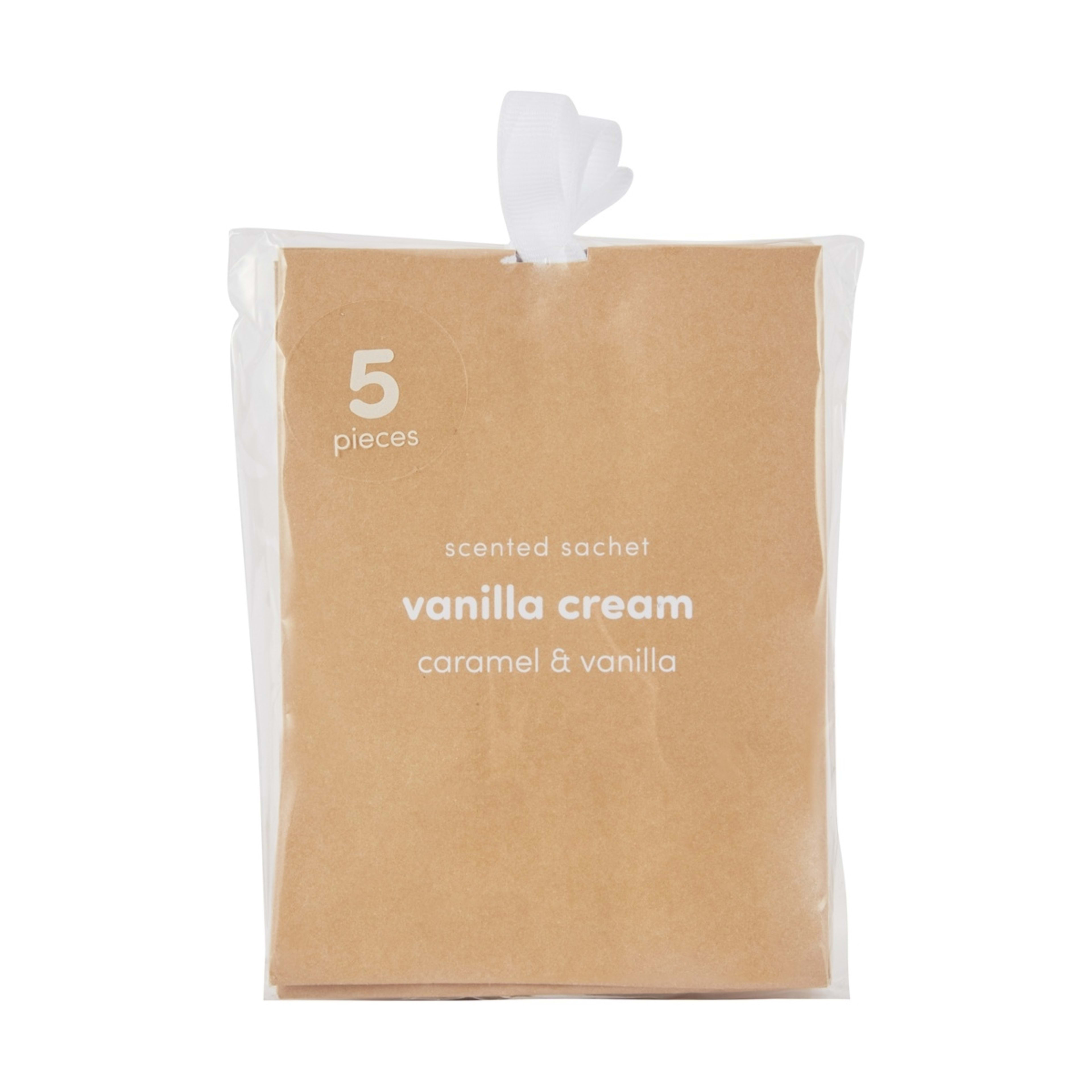 4 5 Piece Vanilla Cream Scented Sachets - Caramel and Vanilla, 4 of 4