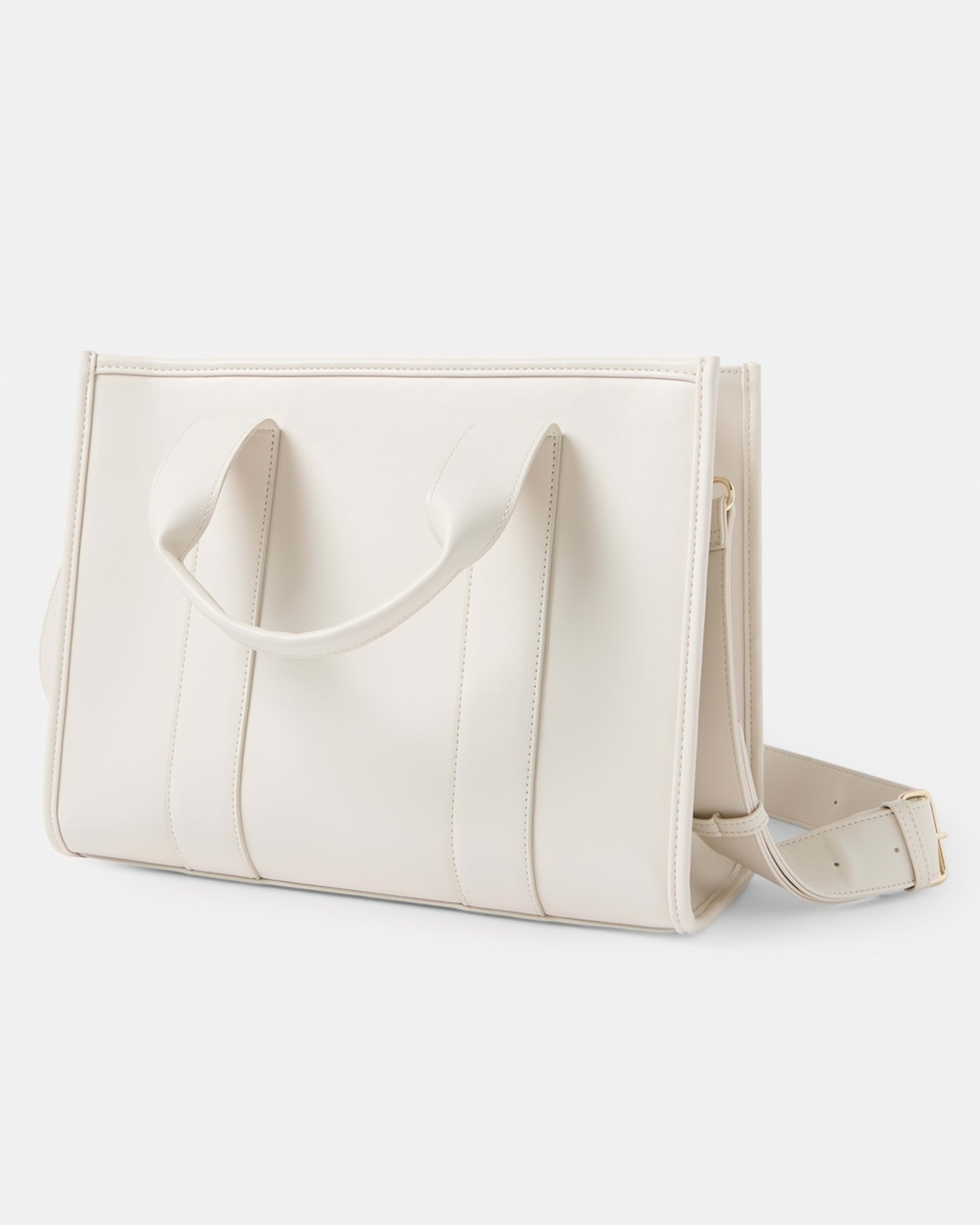 3 Large City Tote Bag Shell Bge, 3 of 7