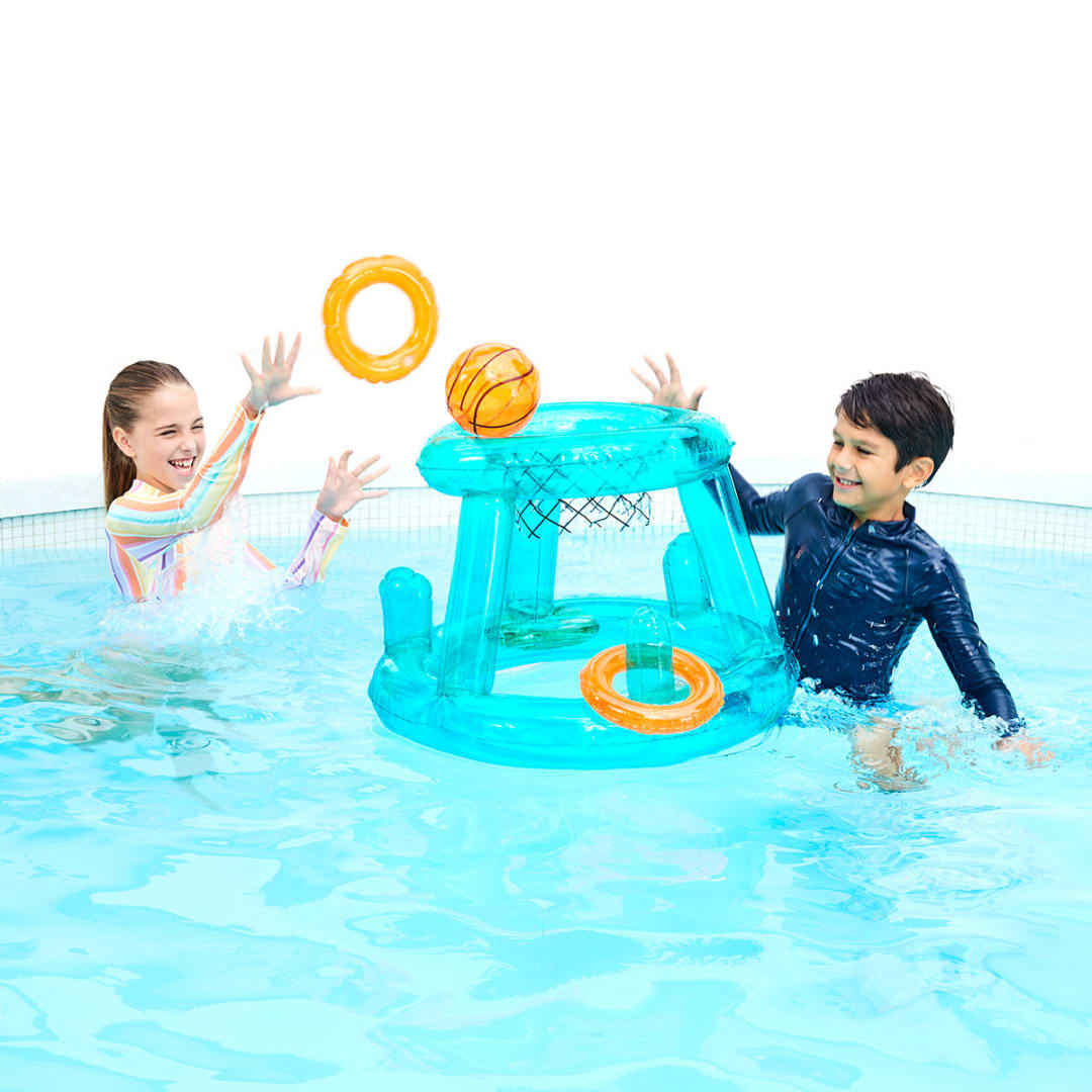 Inflatable Pool Hoops Game Kmart
