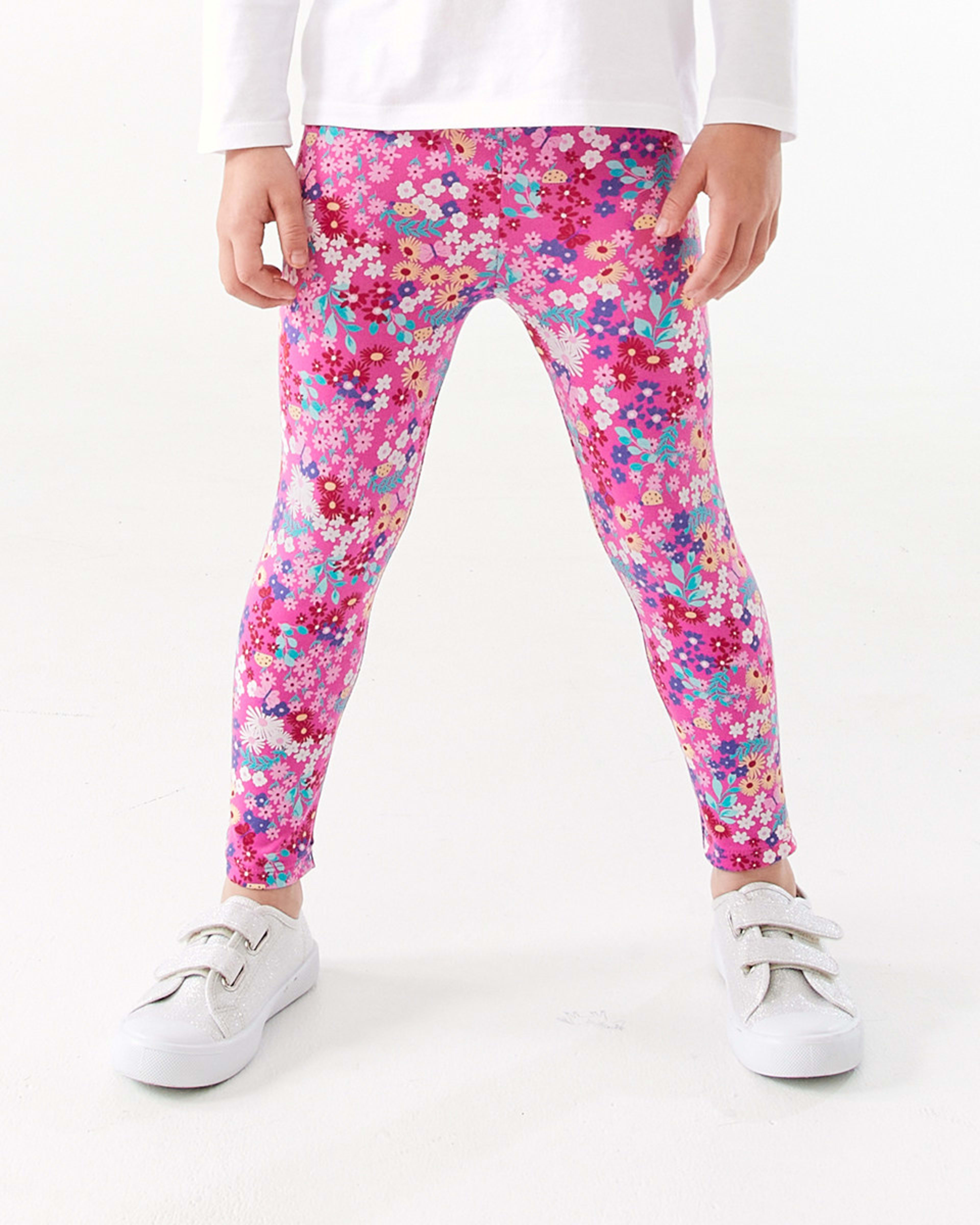 1 Print Leggings Pnk Ditsy