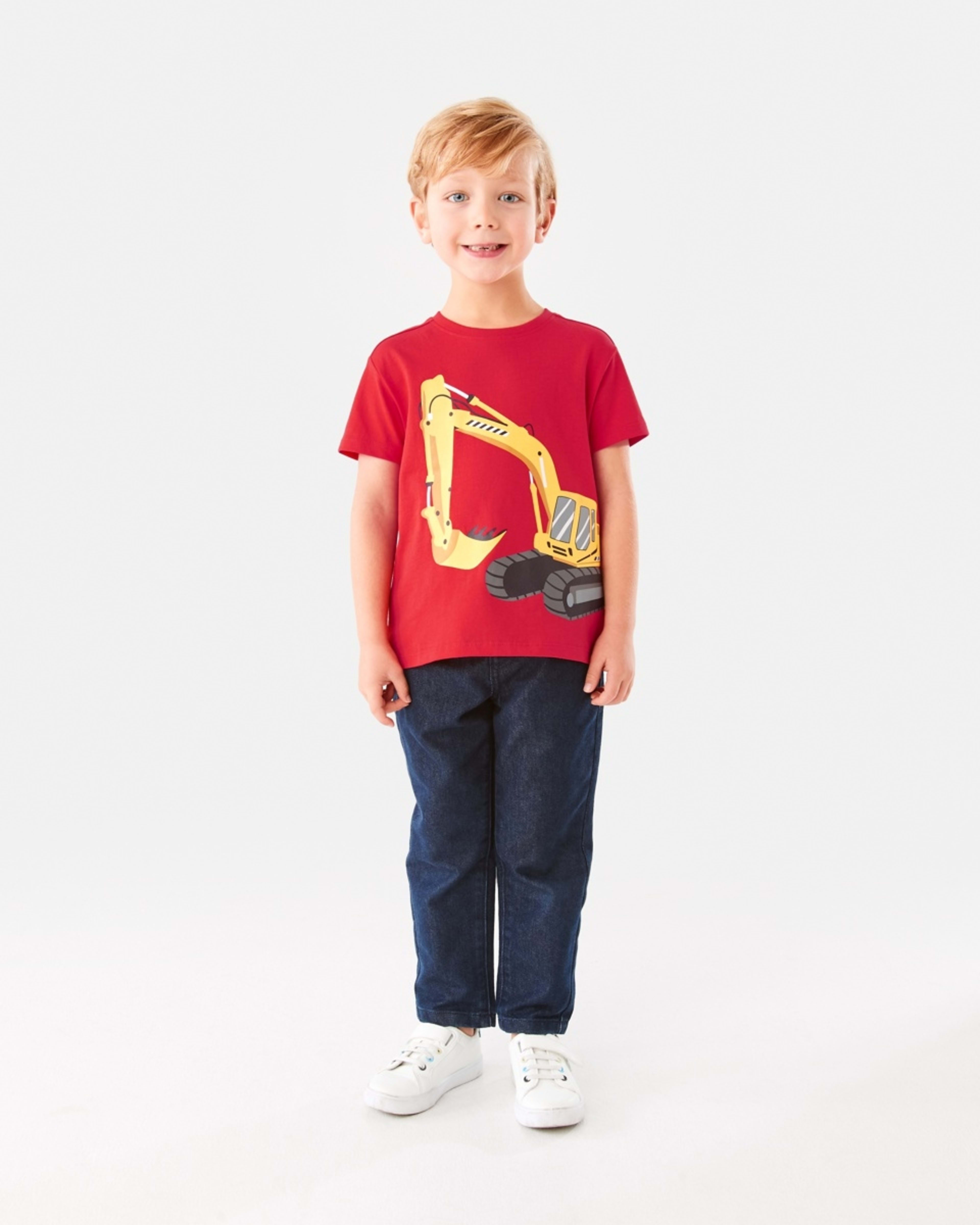 5 Chest Print T-shirt Flame Dig, 5 of 8