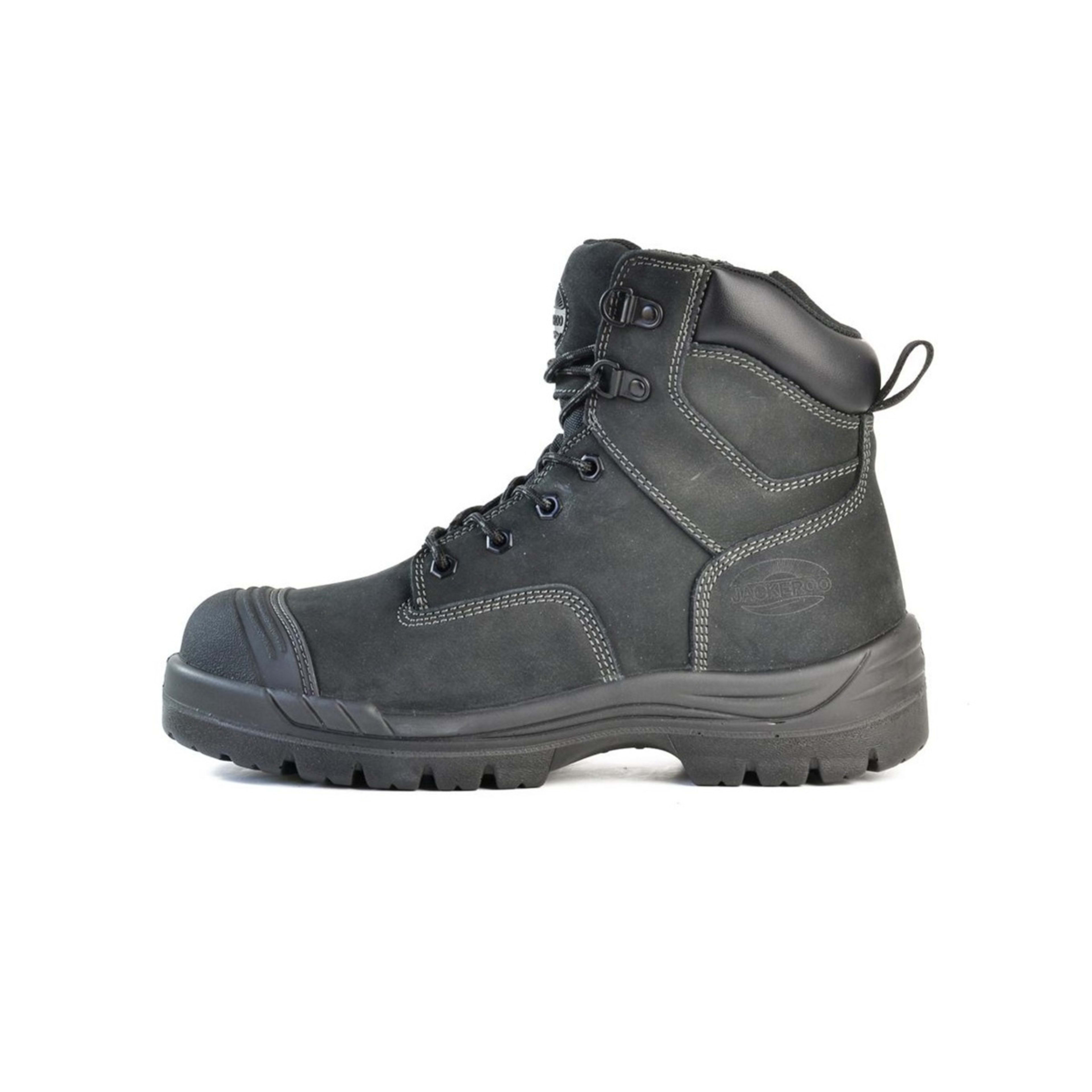 3 Digger Zip Sided Safety Boots Black, 3 of 6