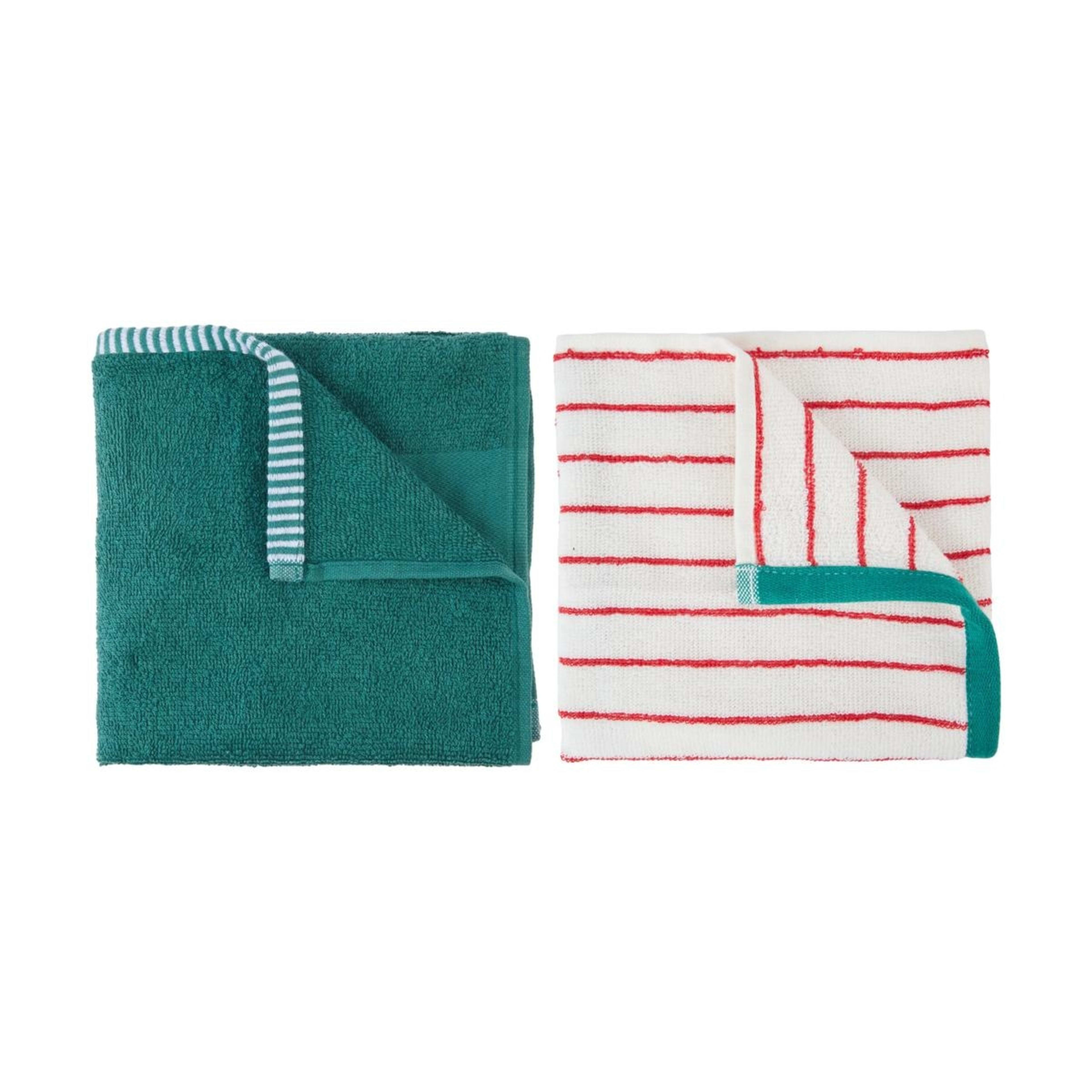 2 2 Pack Cotton Christmas Icons Hand Towels, 2 of 5