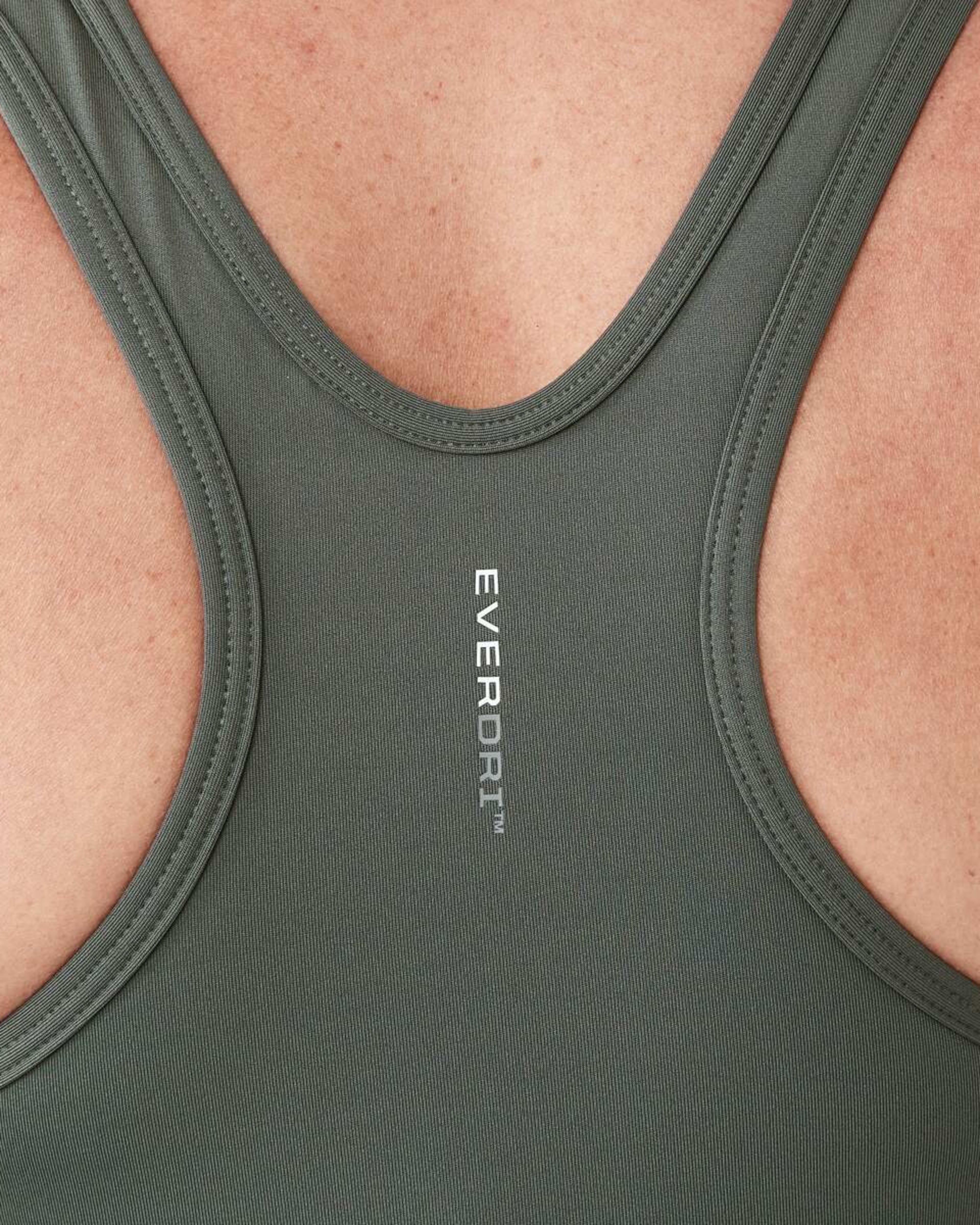7 Everlast Womens Racer Back Crop Top Olive, 7 of 7