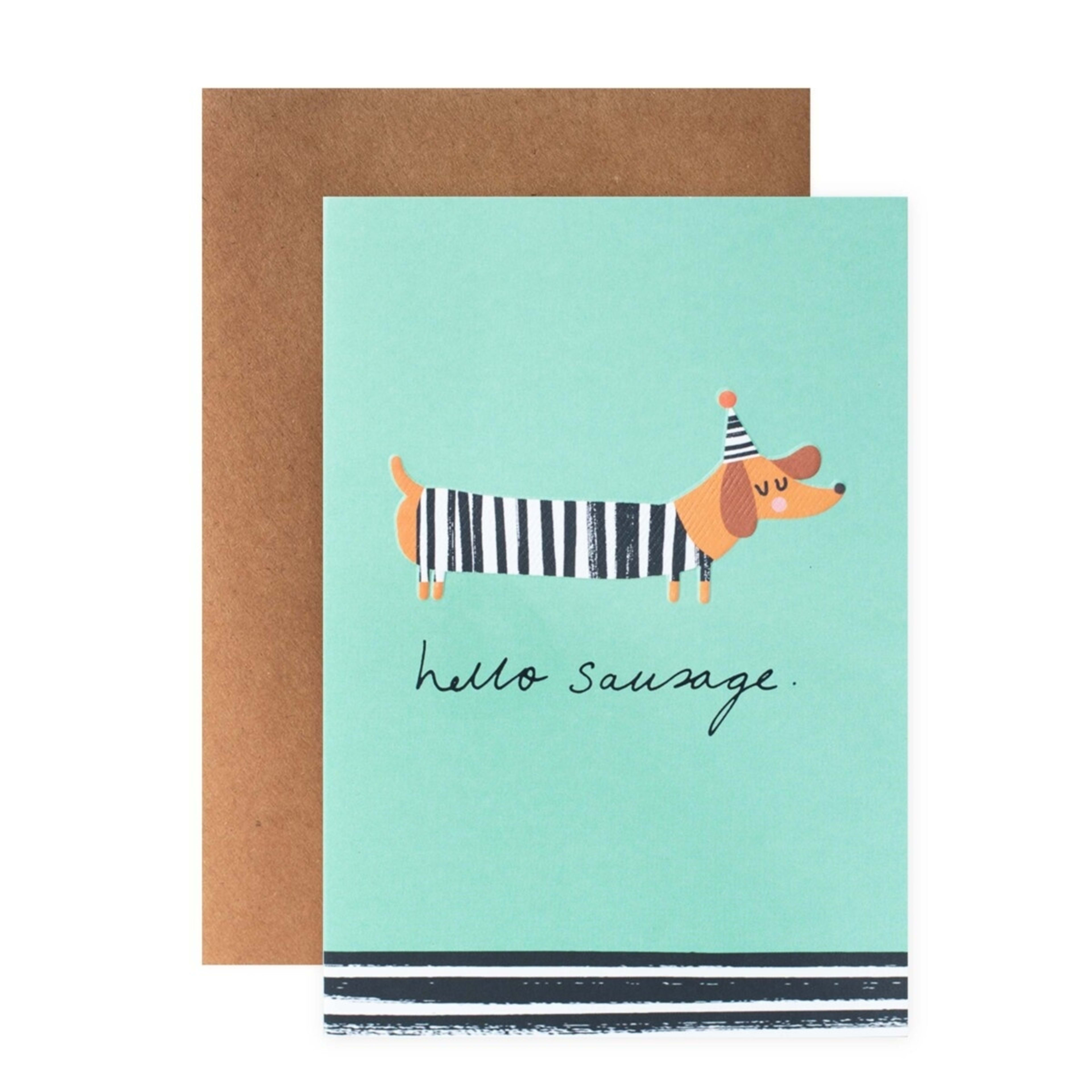 1 Connections from Hallmark Greeting Card - Hello Sausage
