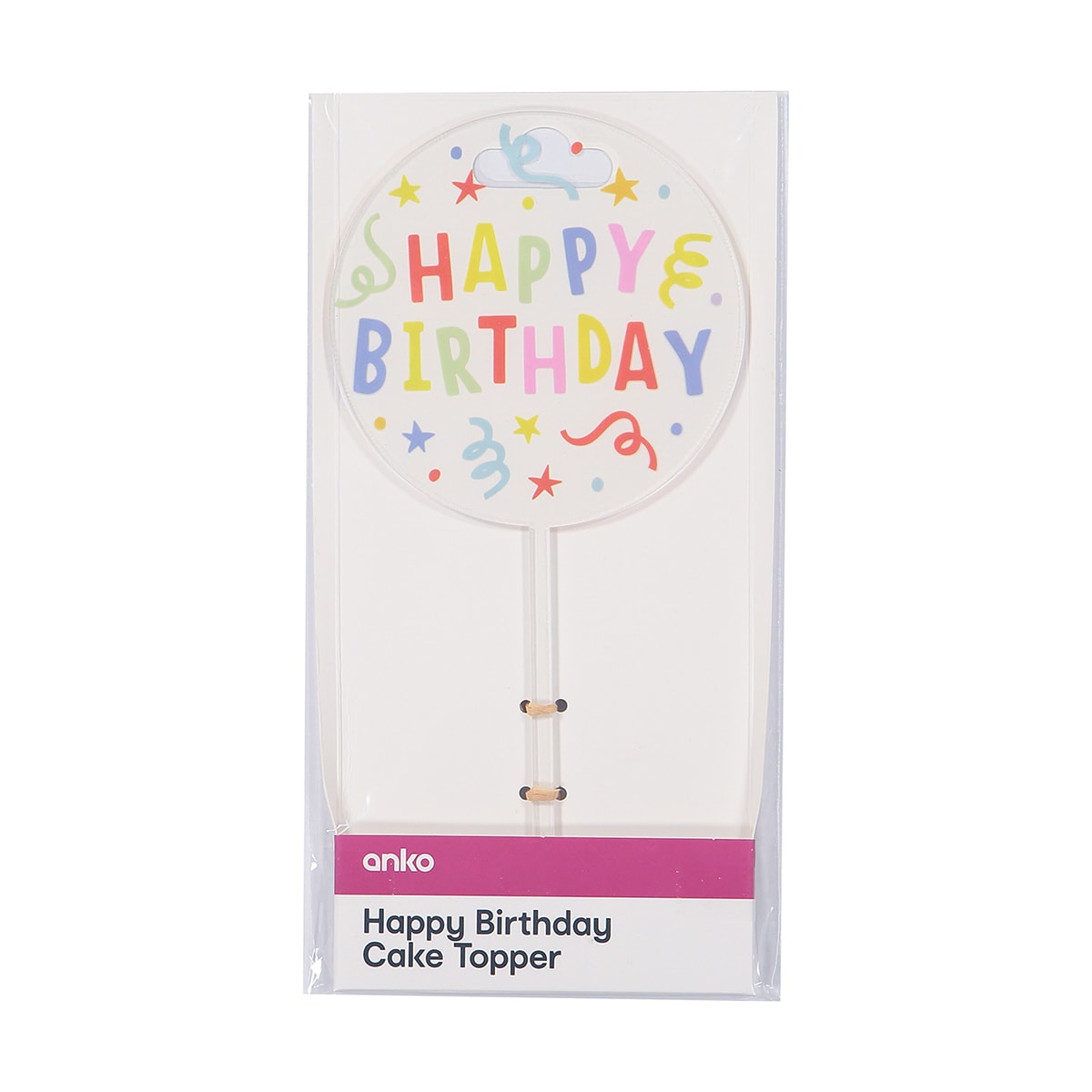 Happy Birthday Cake Topper Kmart