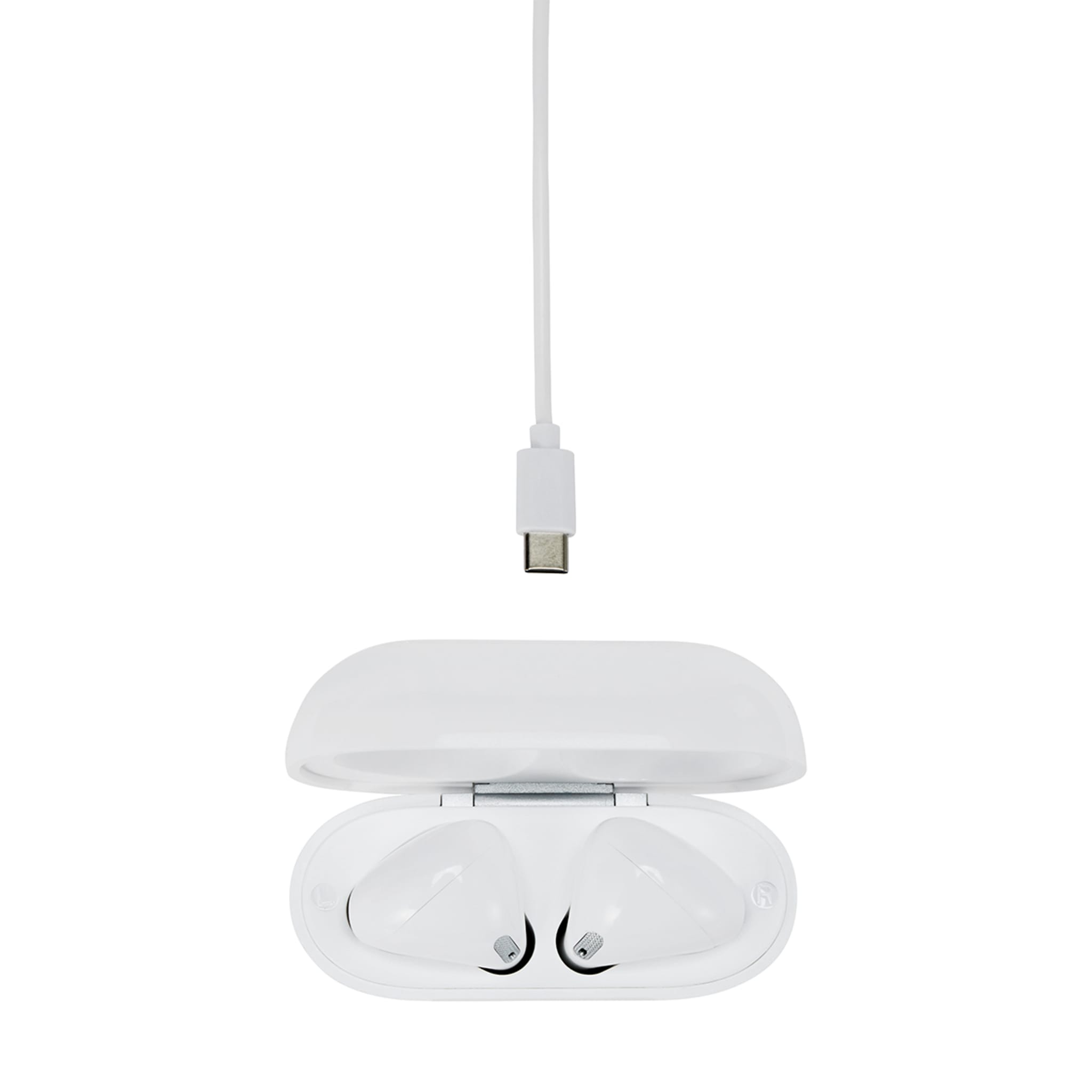 True Wireless Earphones Stem White Kmart