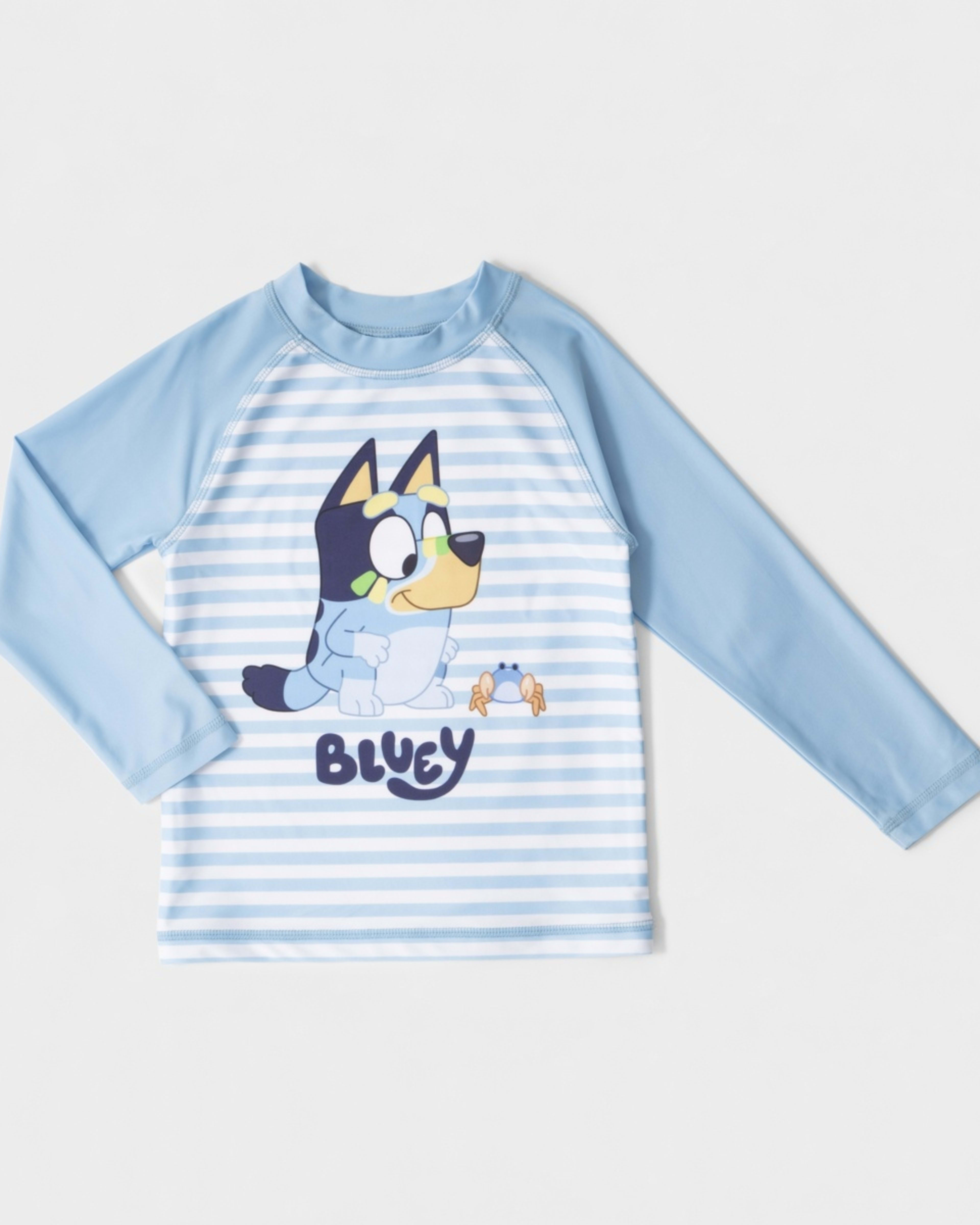Bluey License Print Long Sleeve Rash Vest Kmart NZ