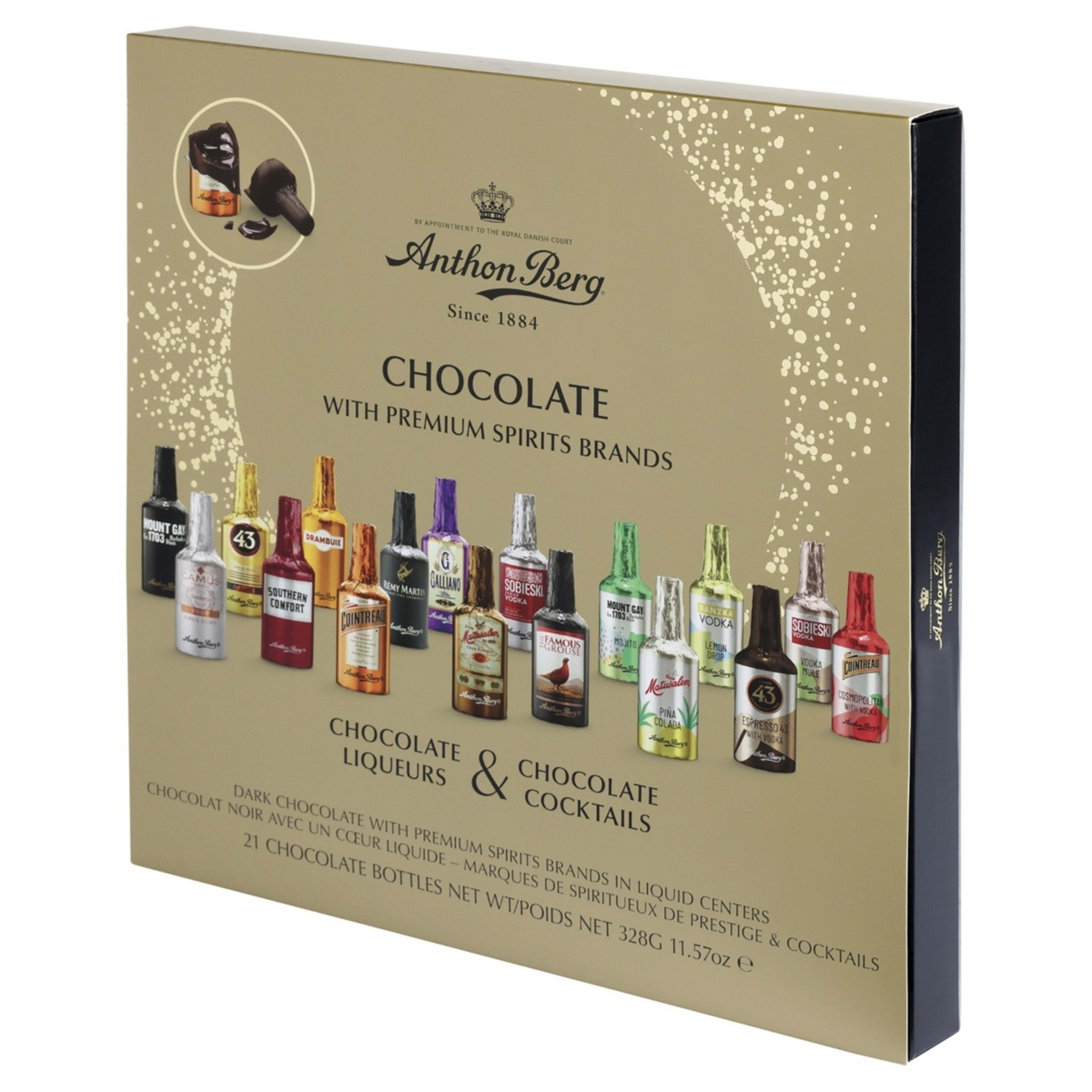 1 21 Piece Anthon Berg Chocolate Liqueur Collection 328g, 1 of 2