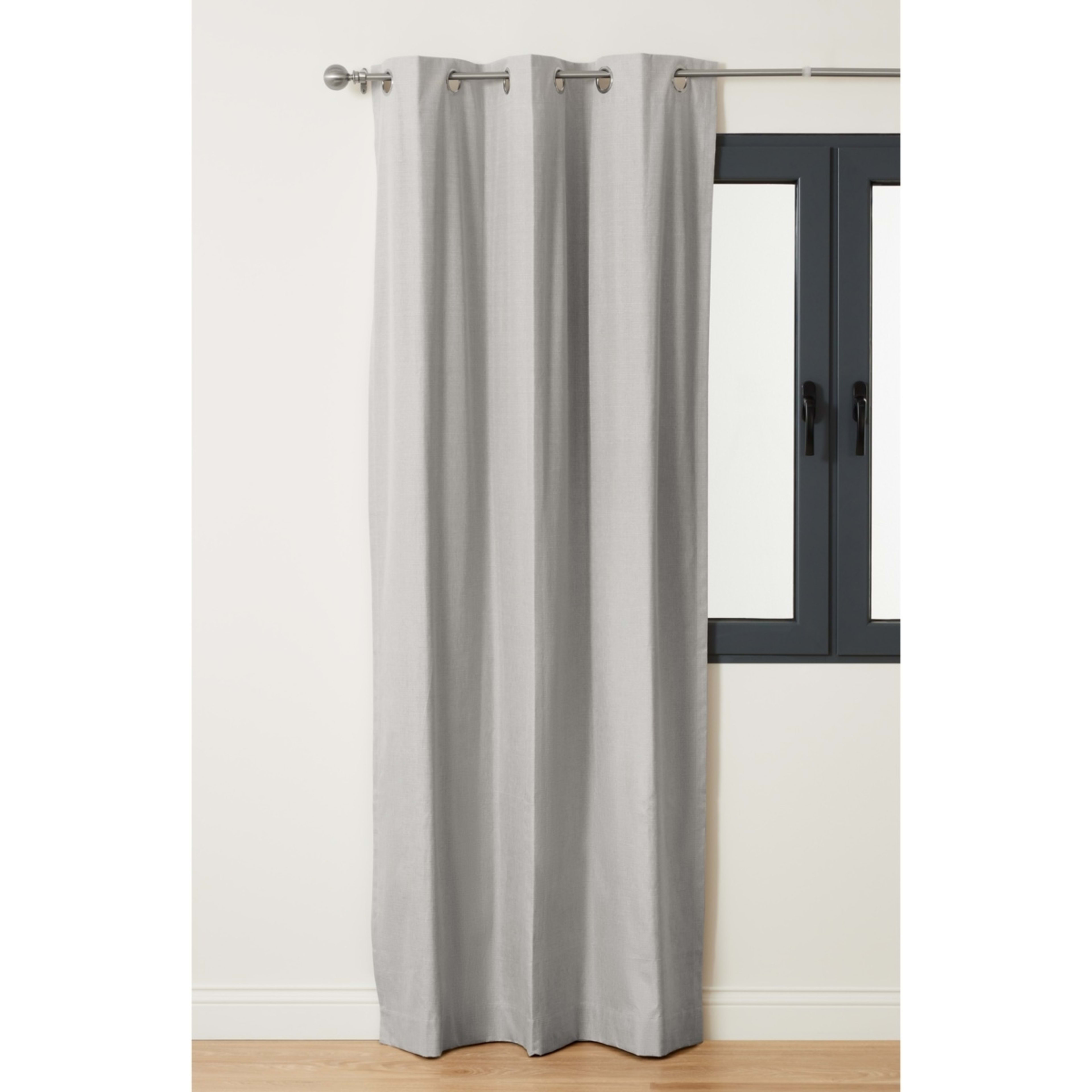 4 Monaco Eyelet Block Out Curtain - Taupe, 4 of 7