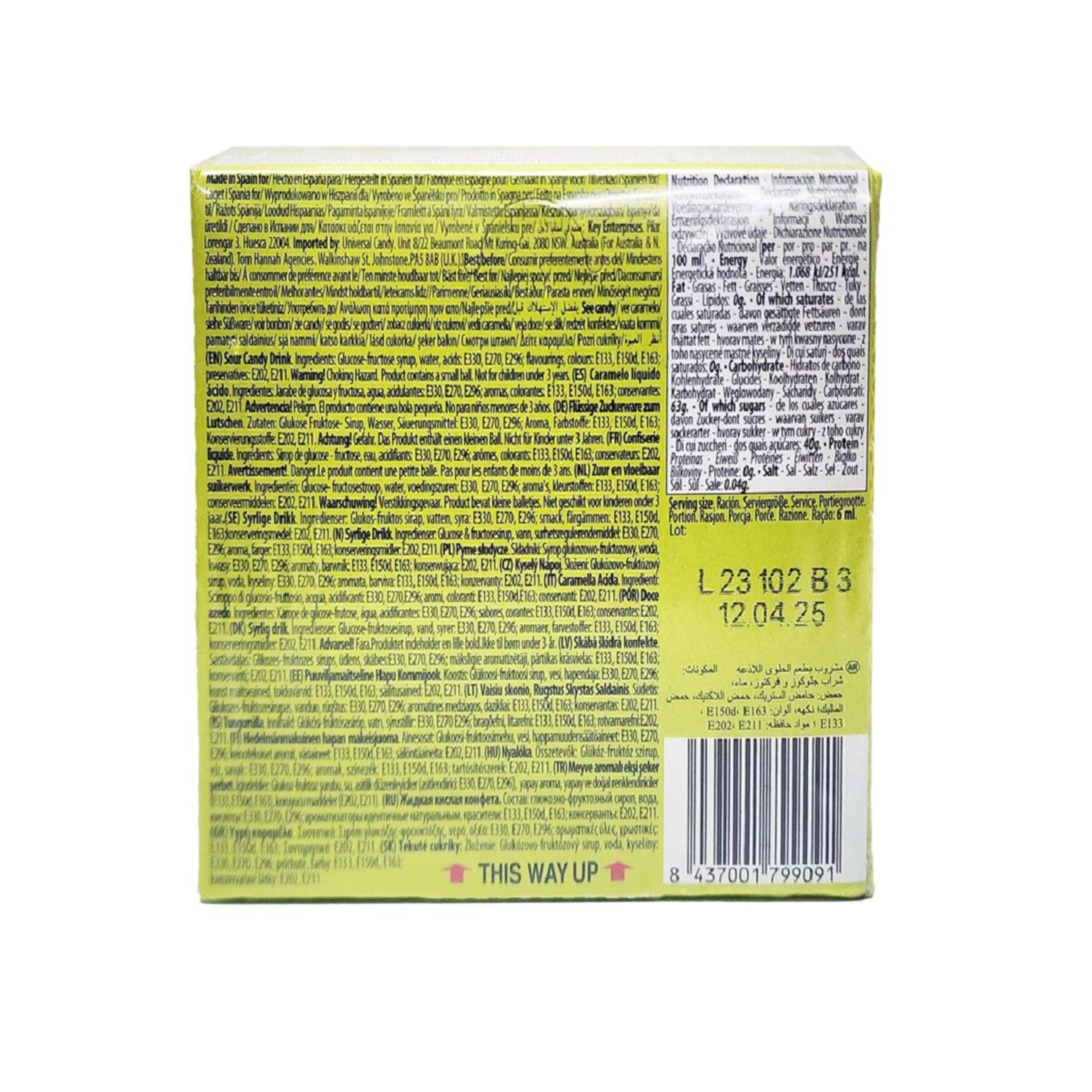 2 Blue Brain Licker Sour Candy Drink 60ml - Assorted, 2 of 3