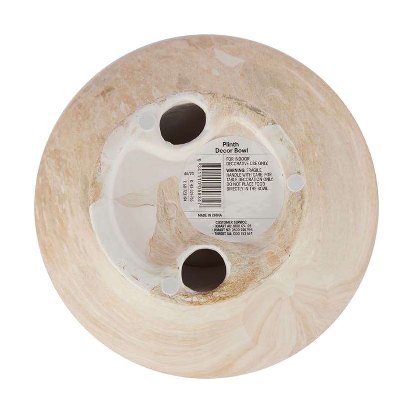 Plinth Decor Bowl Kmart