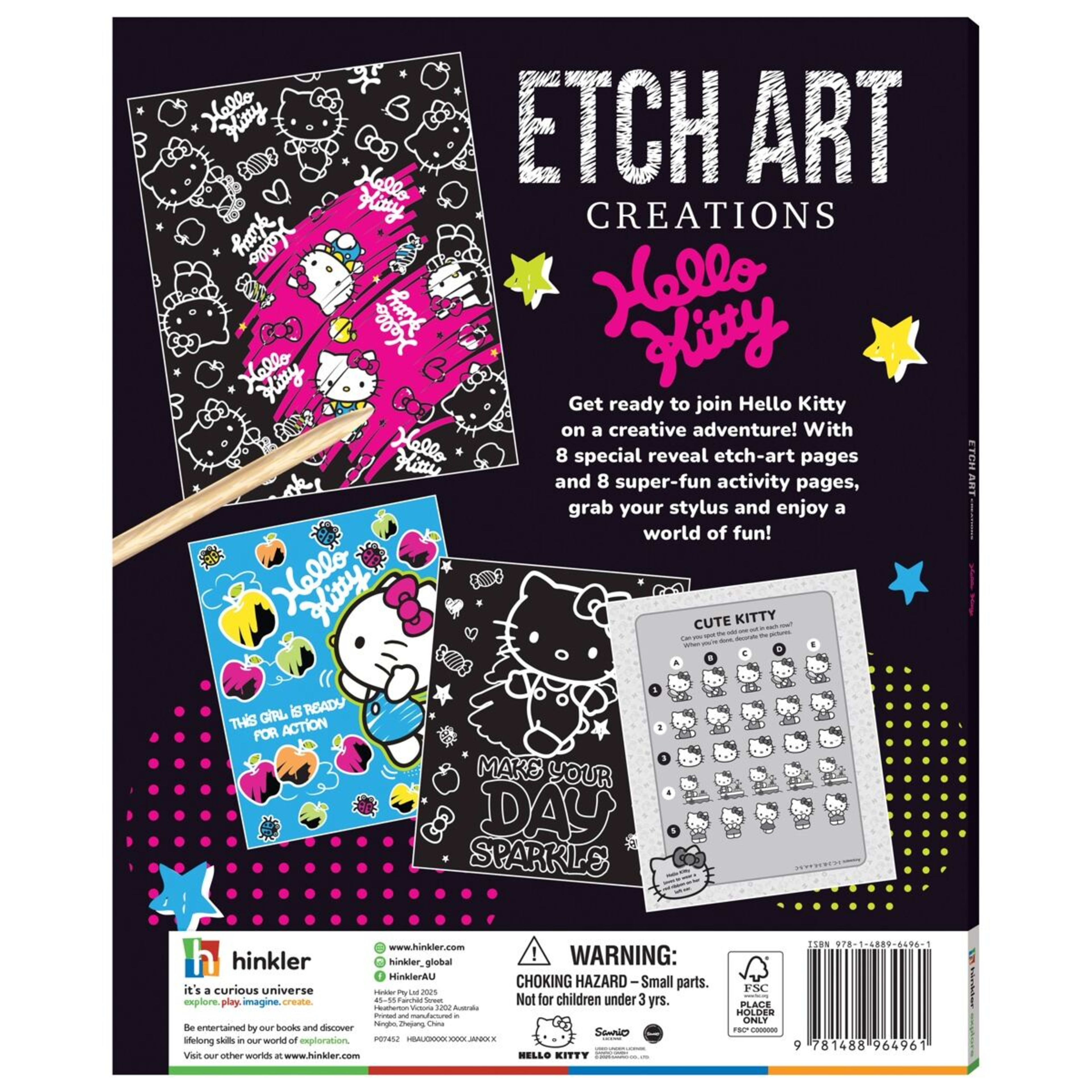 2 Etch Art Creations: Hello Kitty - Book, 2 of 7