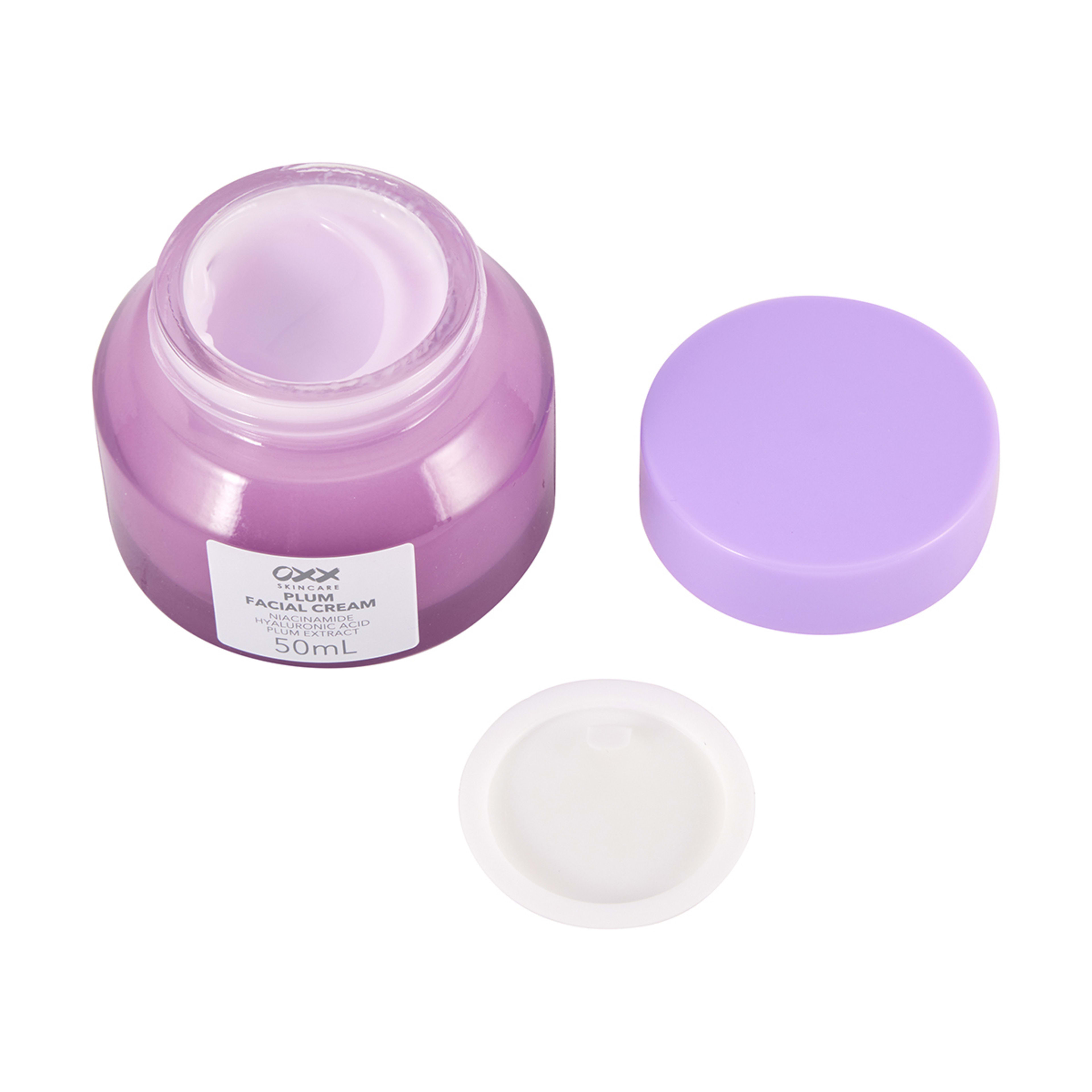 3 OXX Skincare Plum Facial Cream 50ml - Niacinamide, Hyaluronic Acid and Plum Extract, 3 of 6