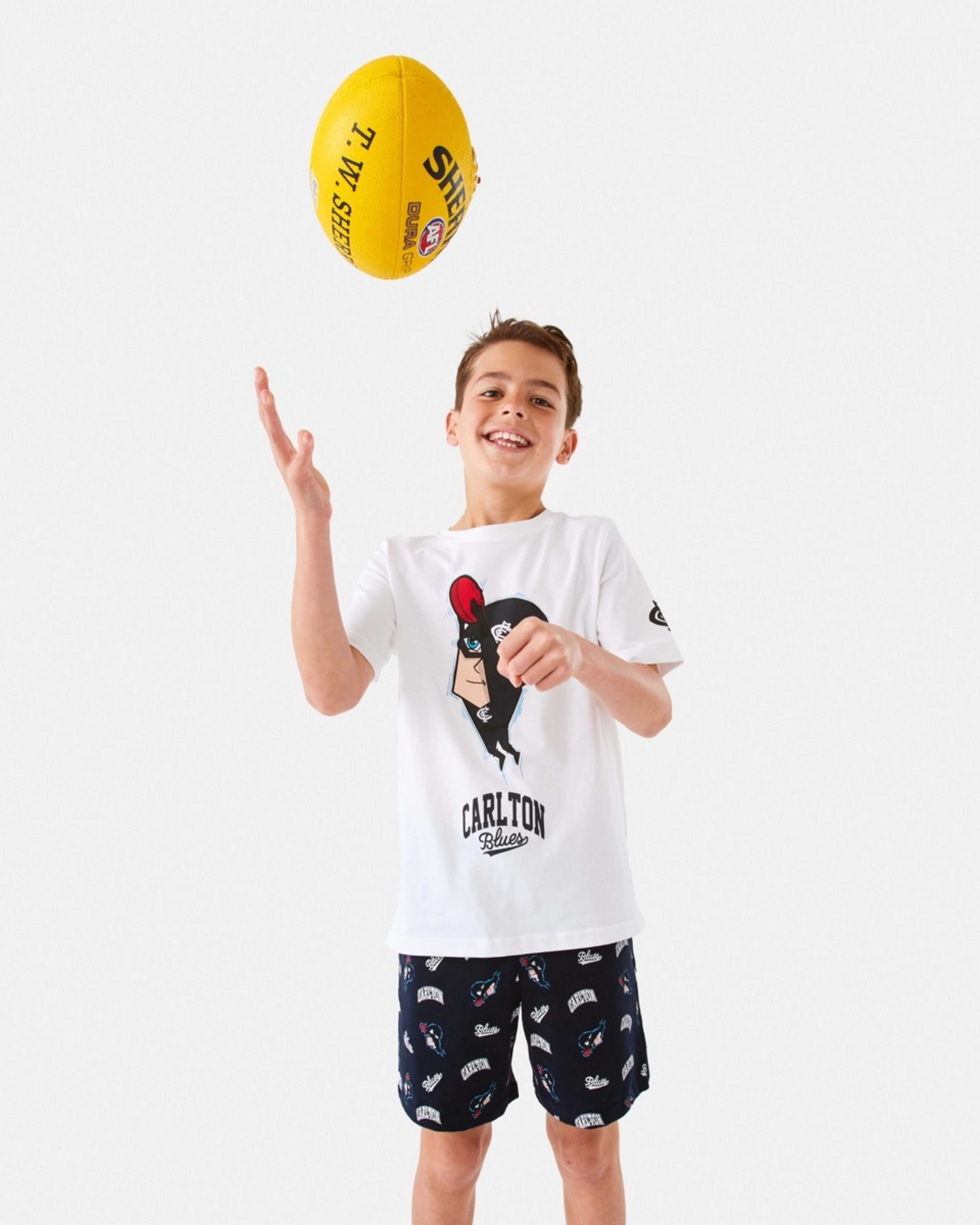 3 Active Kids AFL Pyjama Set Carlton, 3 of 10