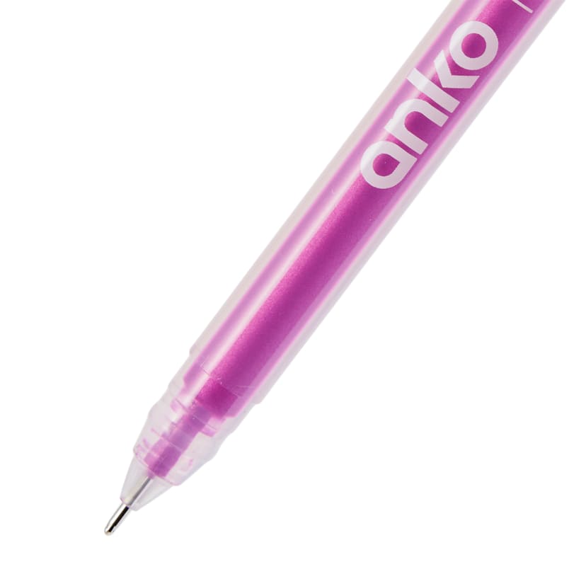 12 Piece Fine Tip Gel Pens Metallic Ink Kmart