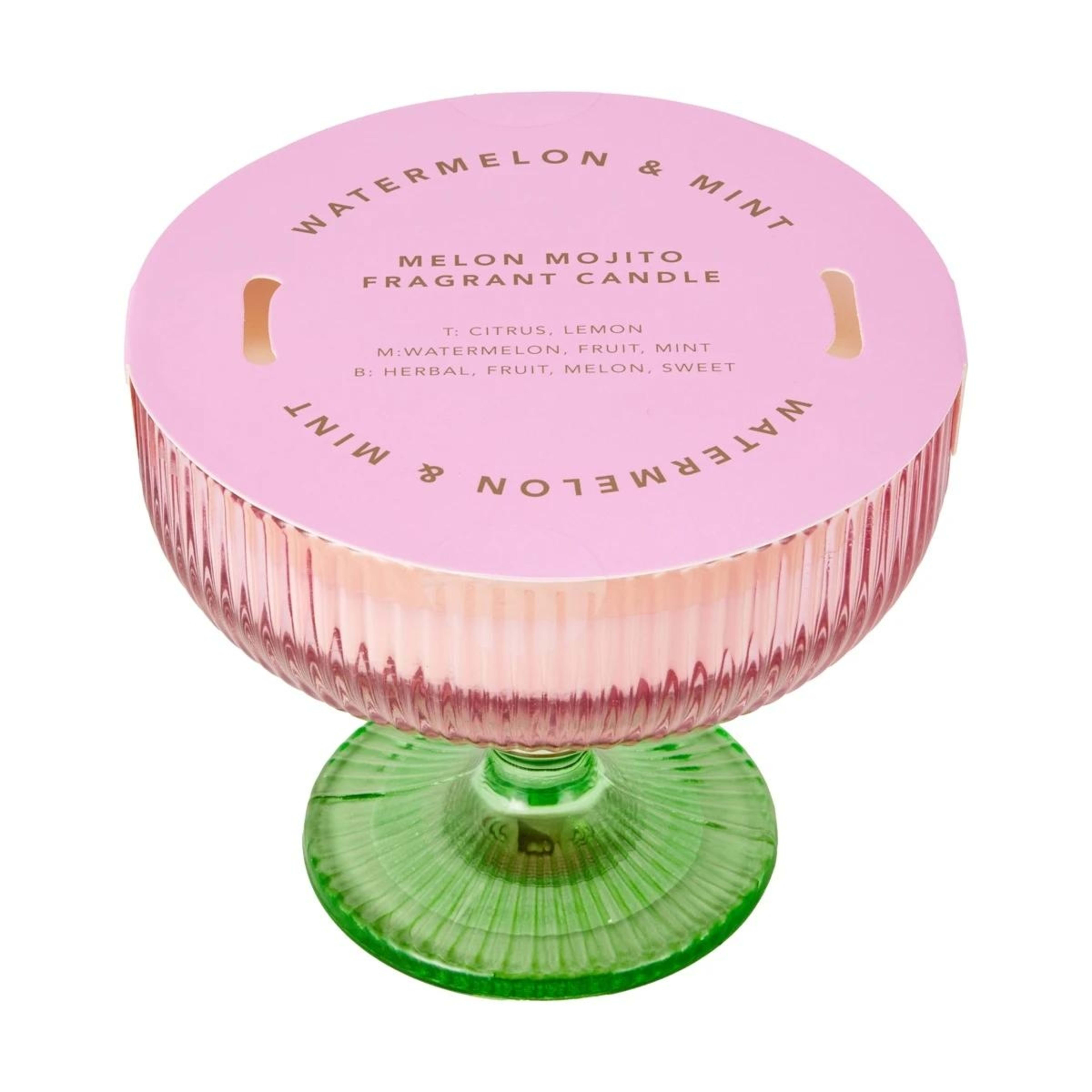 4 Watermelon and Mint Mojito Fragrant Candle, 4 of 5