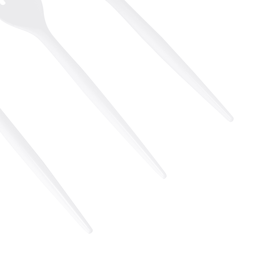 150 Piece Reusable White Plastic Cutlery Set Kmart