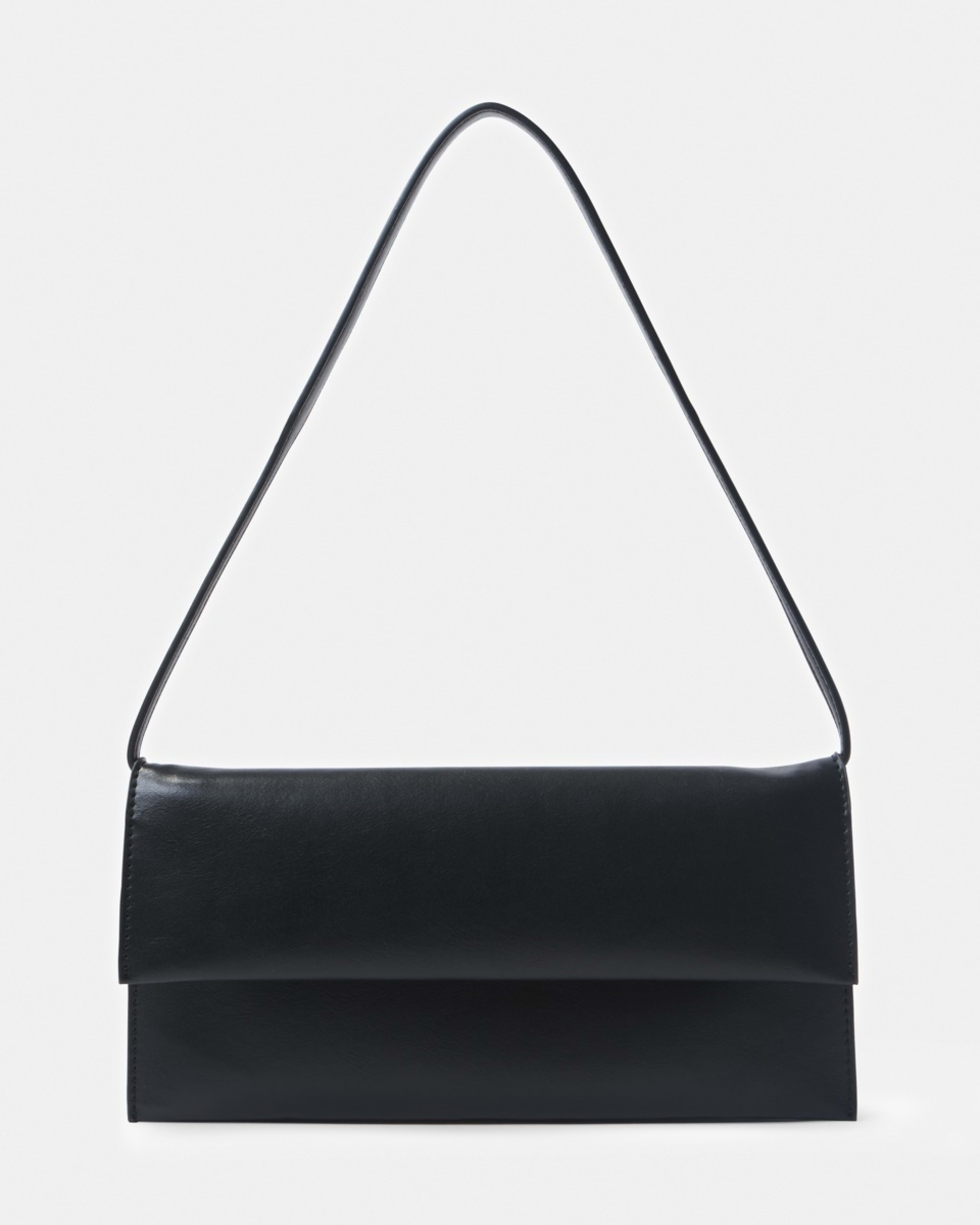 1 3 Pocket Shoulder Bag Black
