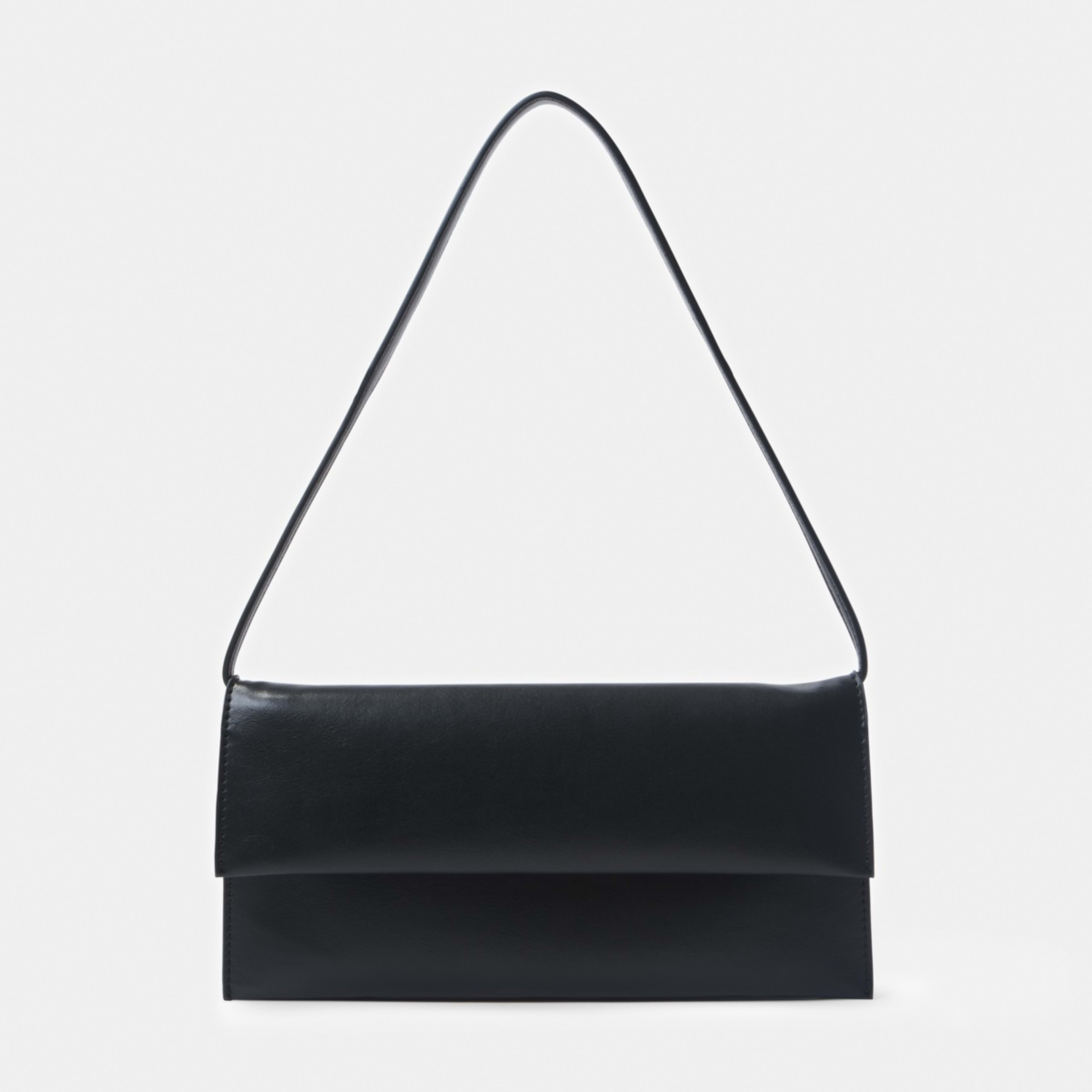 1 3 Pocket Shoulder Bag Black, 1 of 10