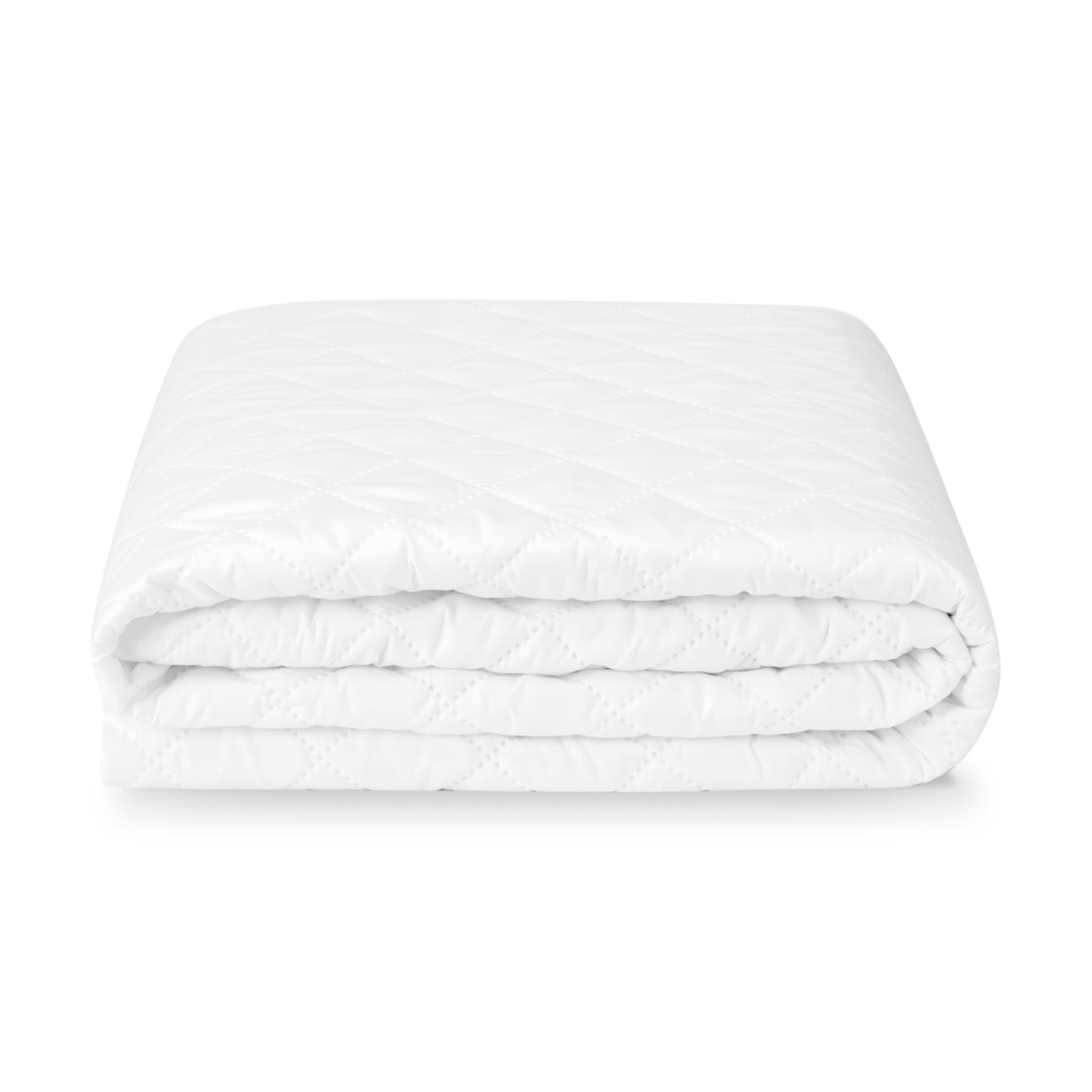 2 Stain Resistant and Allergy Sensitive Mattress Protector - Double Bed, White, 2 of 4