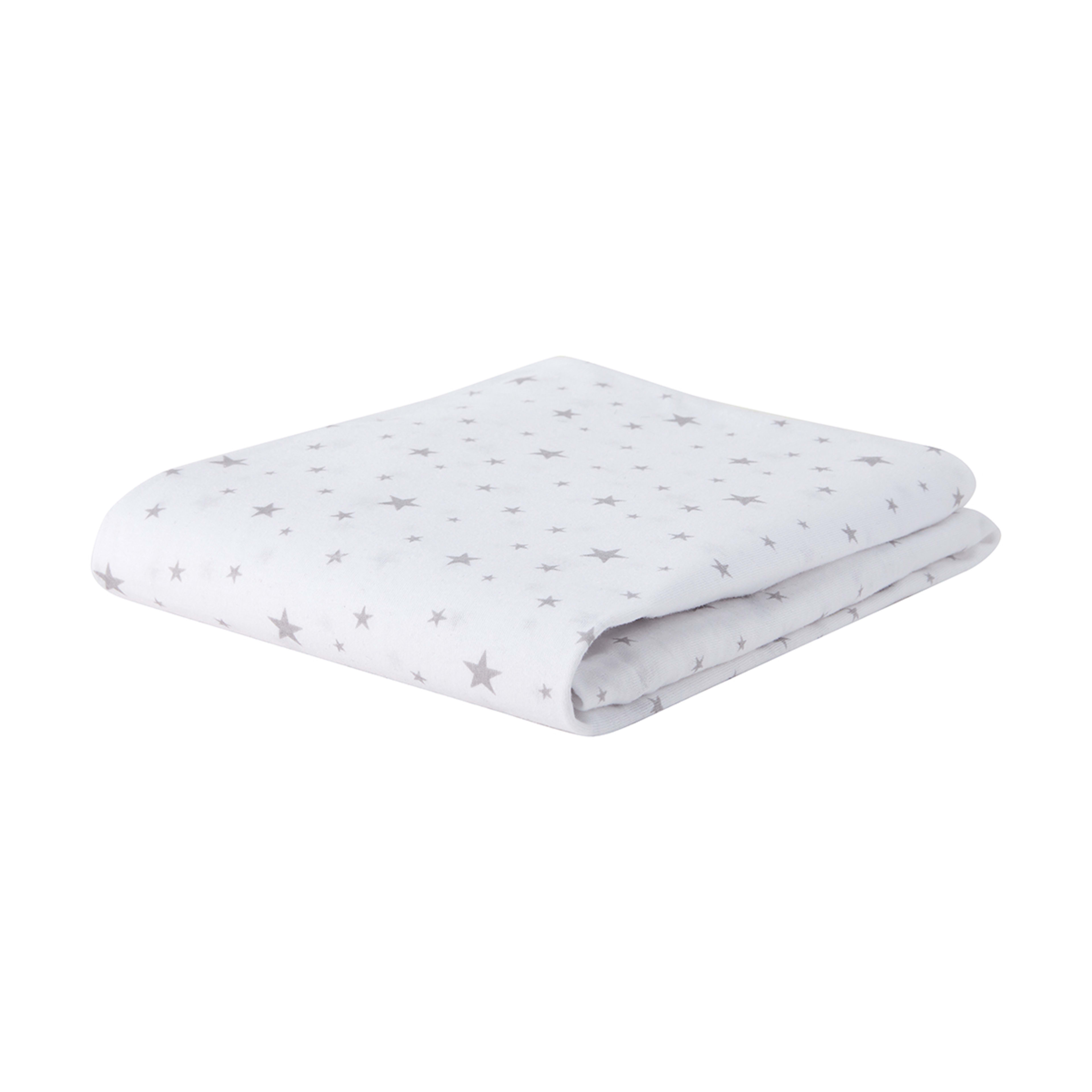2 Pack Organic Cotton Jersey Fitted Cot Sheets Stars Kmart
