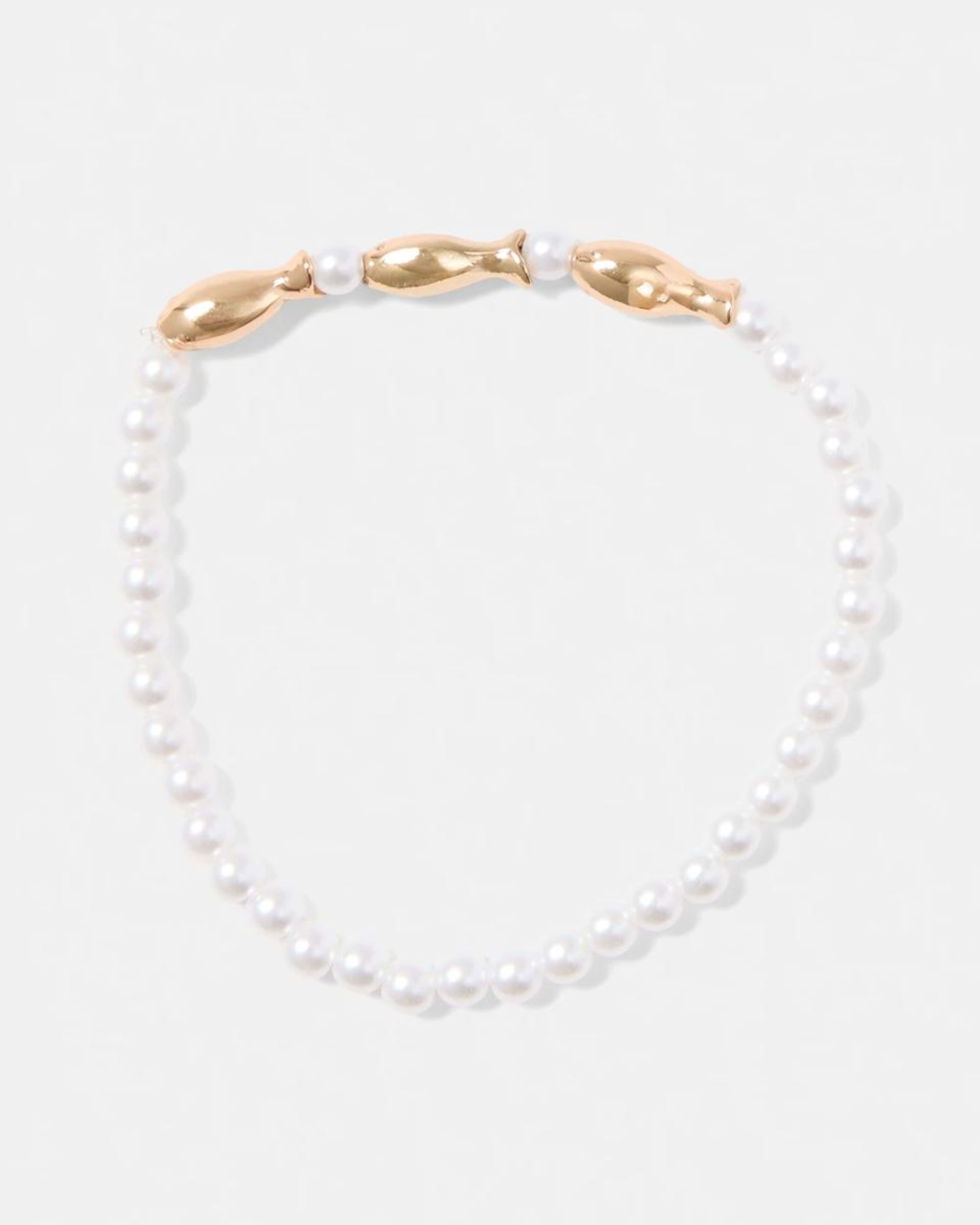 2 4 Pack Stretch Bracelets - Pink, White, Brown and Gold Tone Pink, 2 of 7