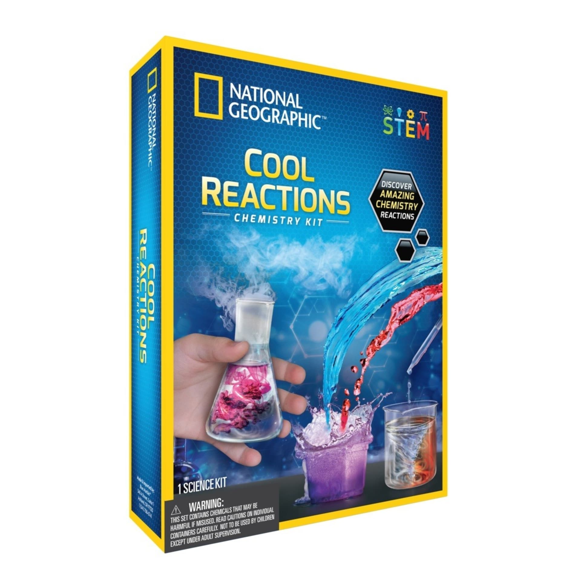 National Geographic Cool Reactions Chemistry Kit Kmart