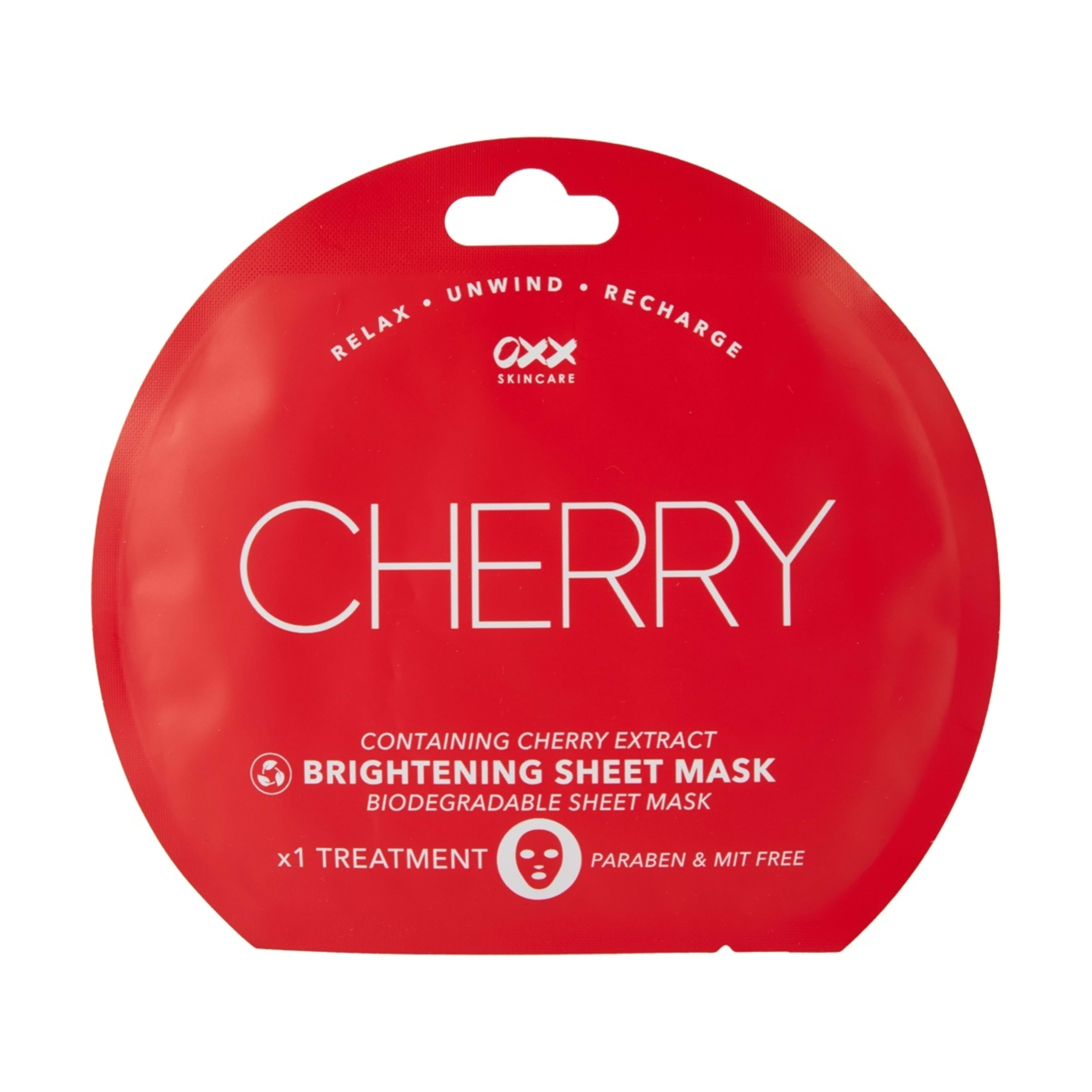 1 OXX Skincare Brightening Sheet Mask 20ml - Cherry Extract