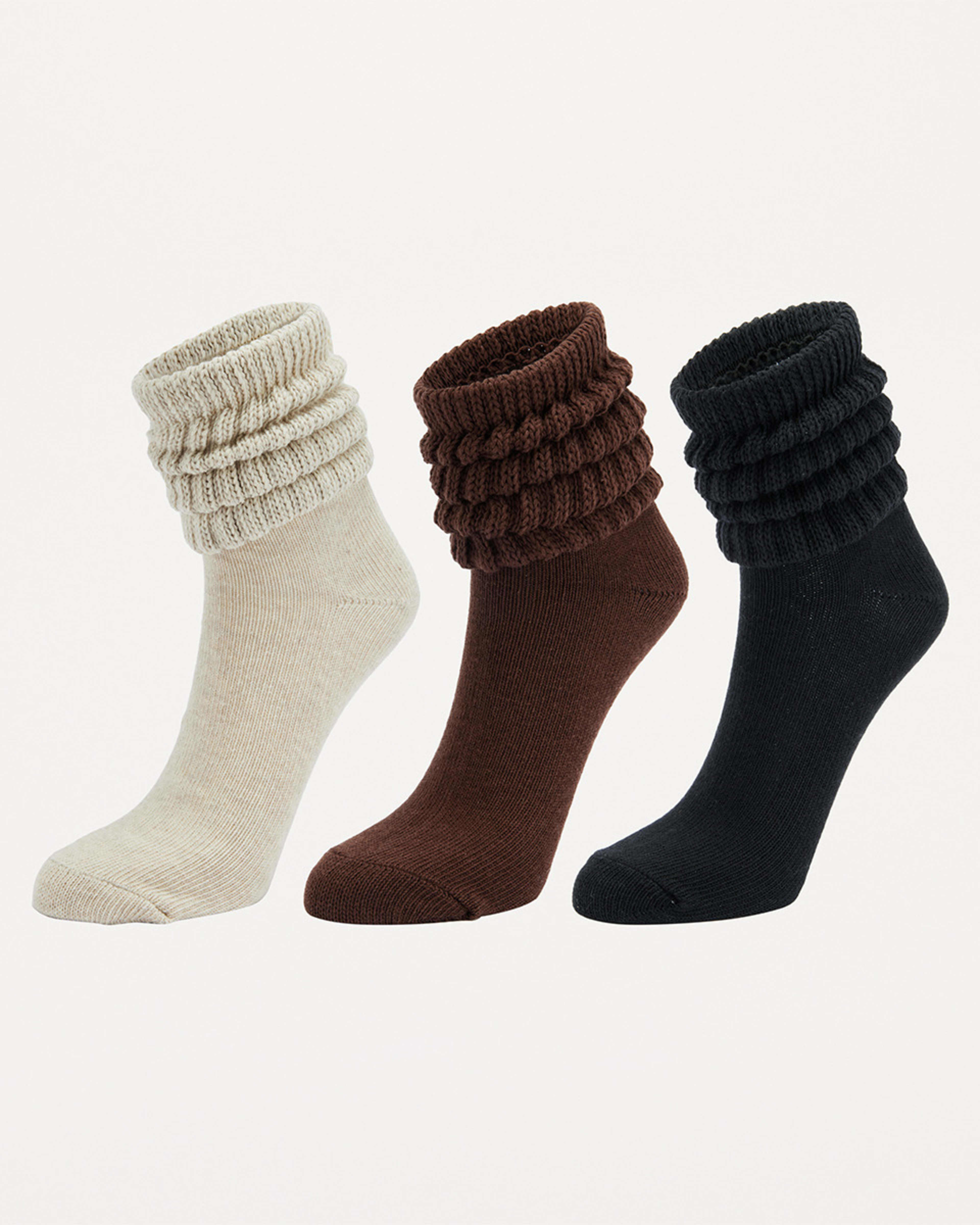 1 3 Pack Slouch Socks Om/cf/bk, 1 of 3