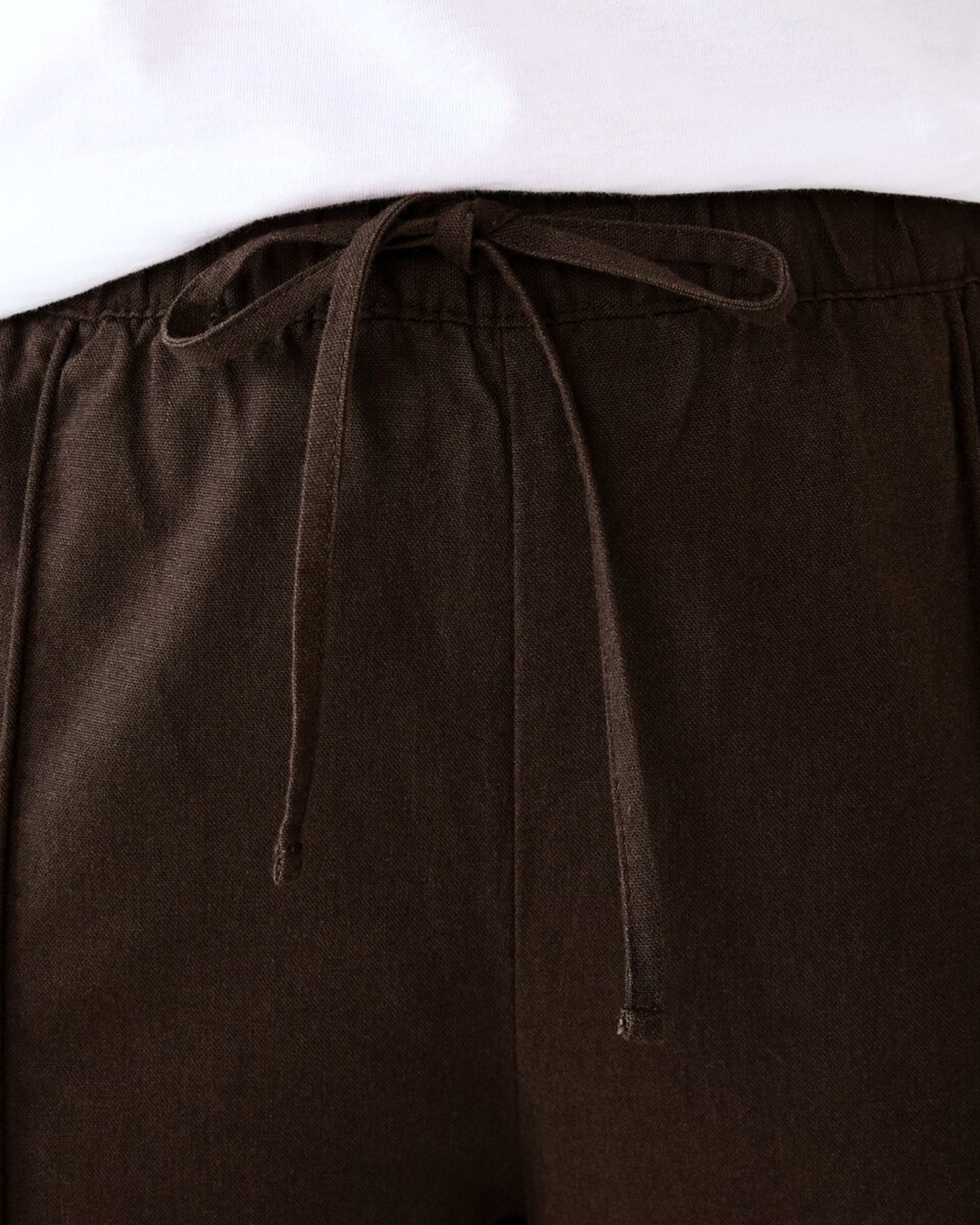 4 Textured Seam Front Pants MELTED CHOCOLATE, 4 of 5
