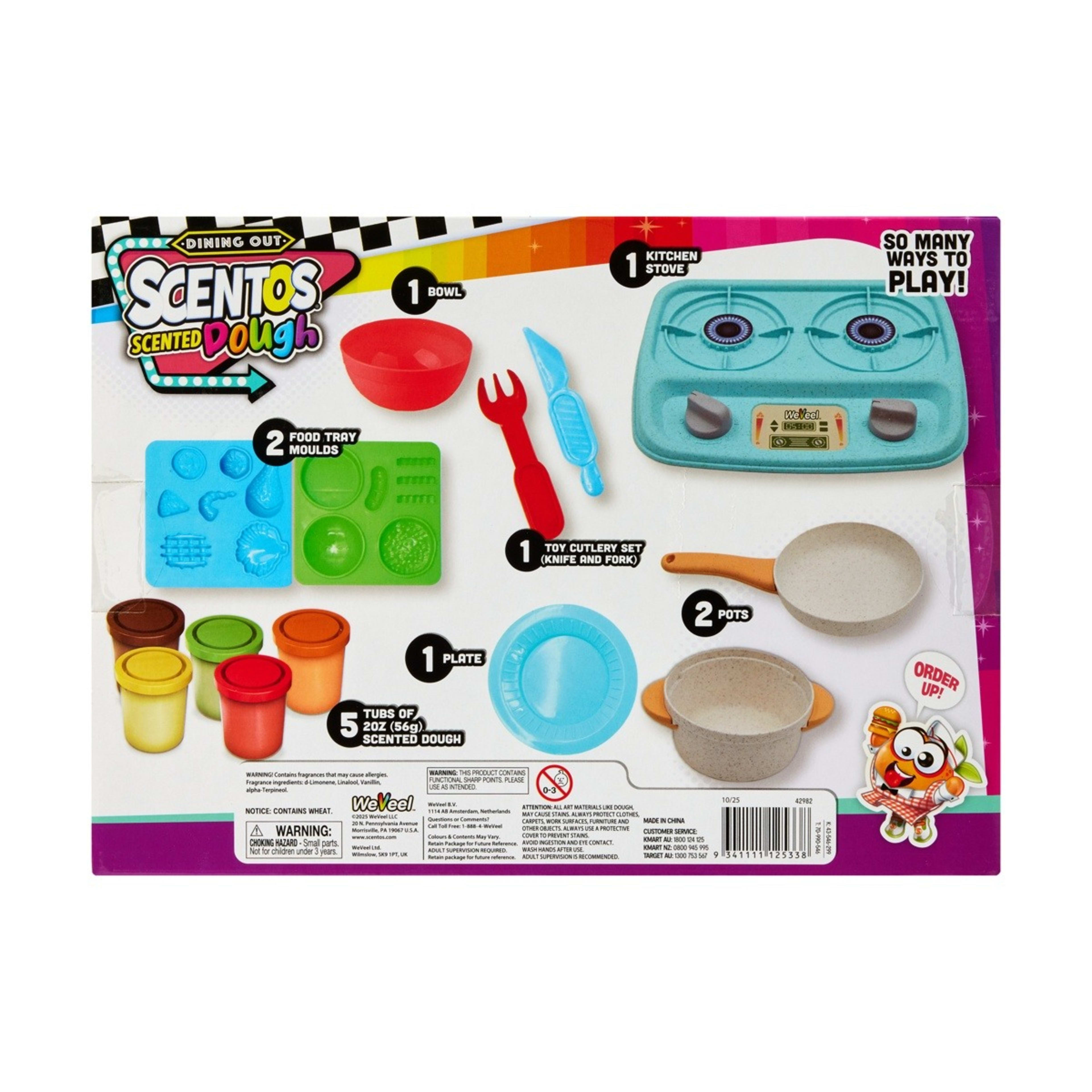 4 14 Piece Scentos Scented Dough Dining Out: Cooking with Dough, 4 of 4