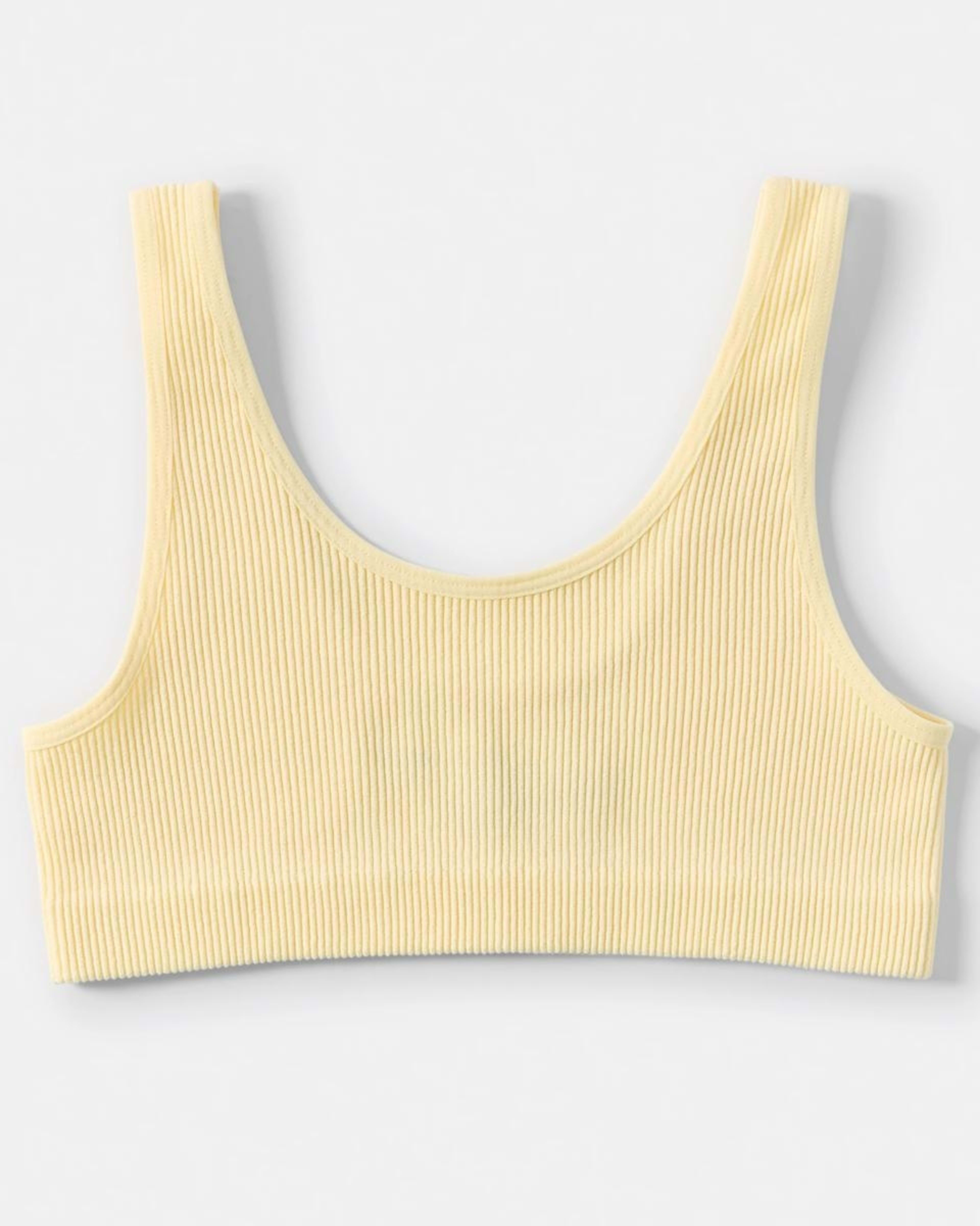3 2 Pack Rib Seamfree Crop Top PINK, YELLOW, 3 of 3