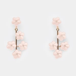 Pink cluster earrings Clearance
