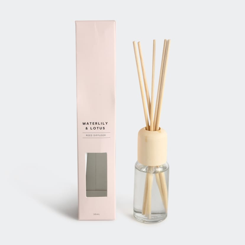 Waterlily and Lotus Reed Diffuser 30ml - Kmart