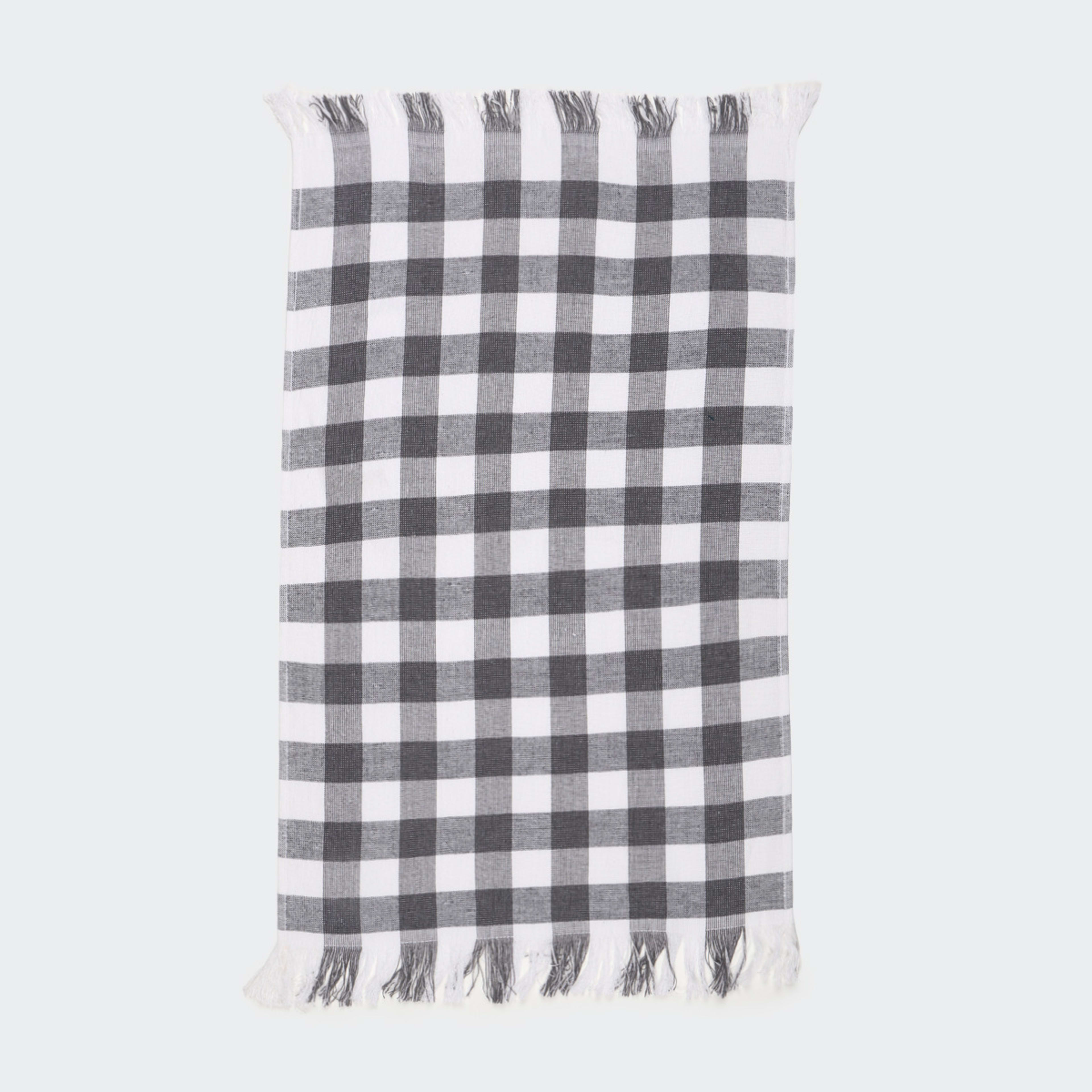 3 Pack Slate Check Tea Towels Kmart
