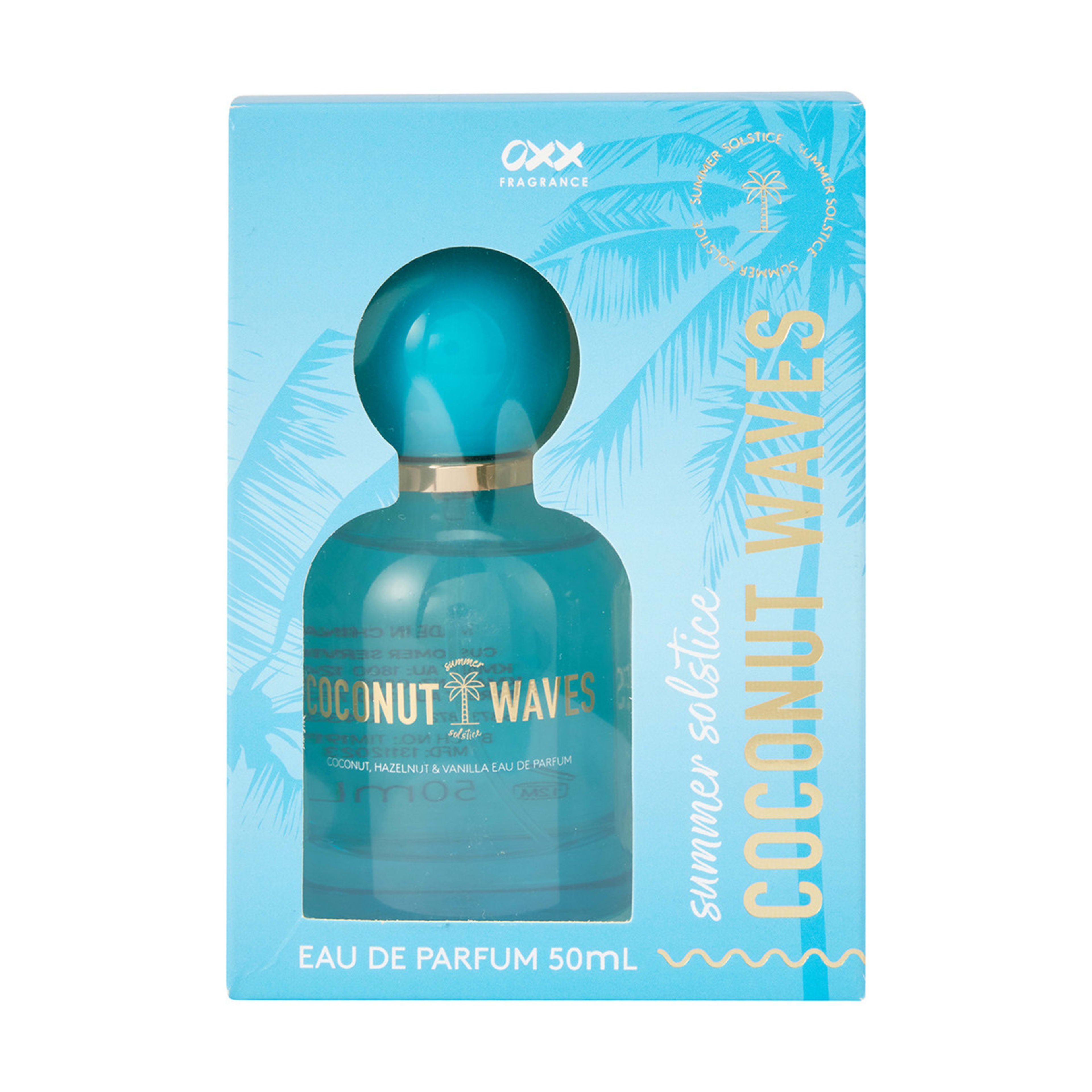 1 OXX Fragrance Coconut Waves Summer Solstice Eau De Parfum - Coconut, Hazelnut and Vanilla