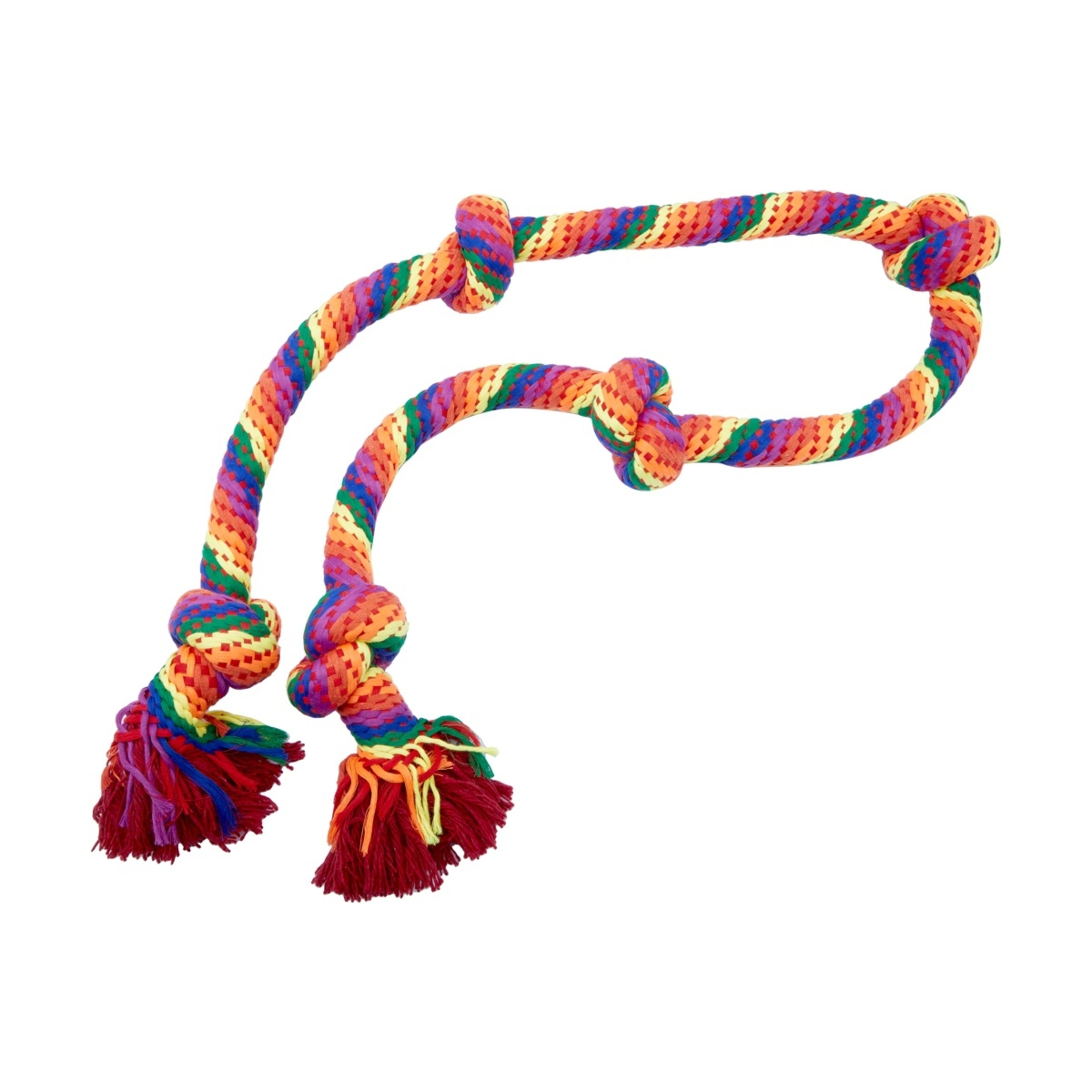 Pet Toy Mega Knotted Rope Rainbow - Kmart