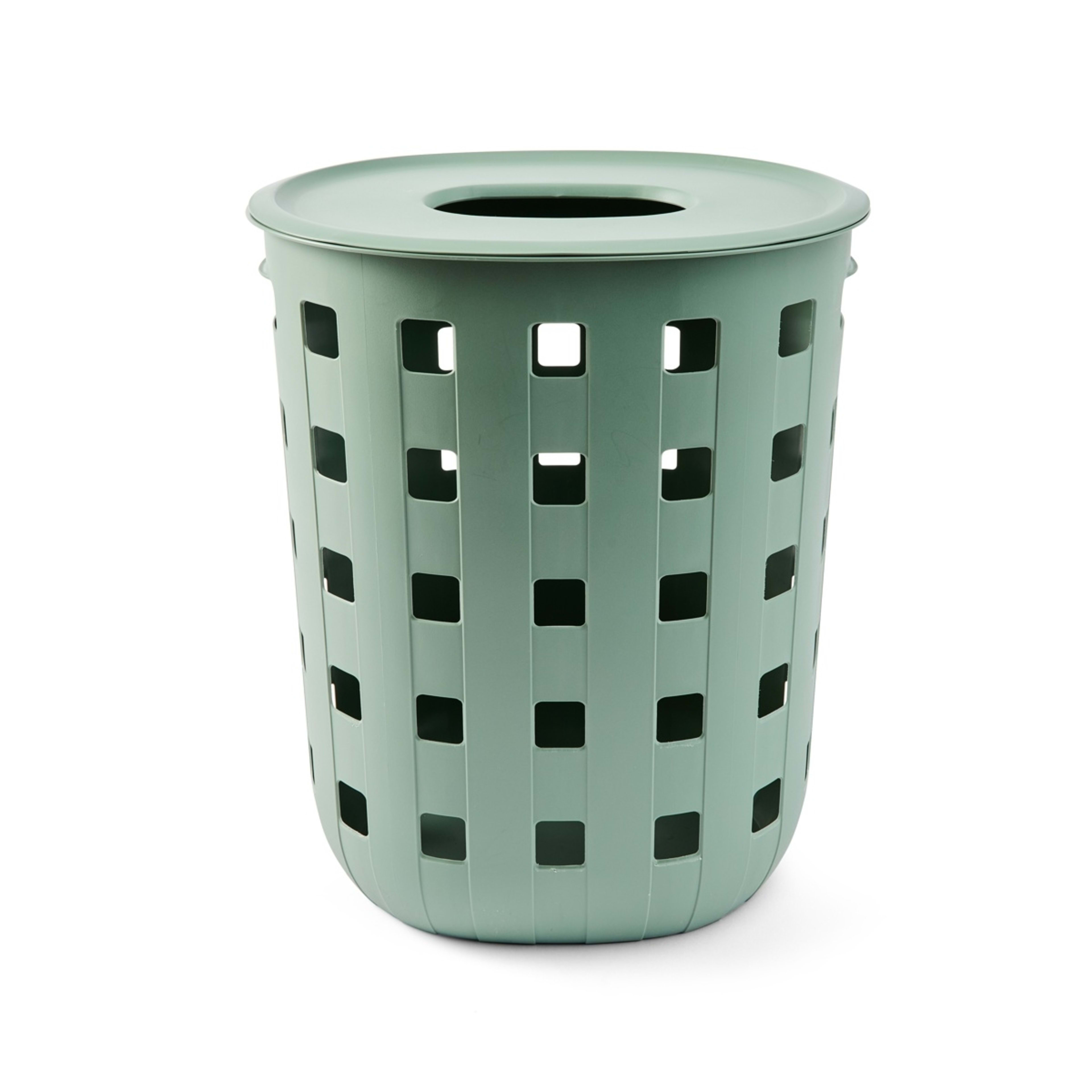 5 80L Trellis Laundry Hamper - Green, 5 of 7