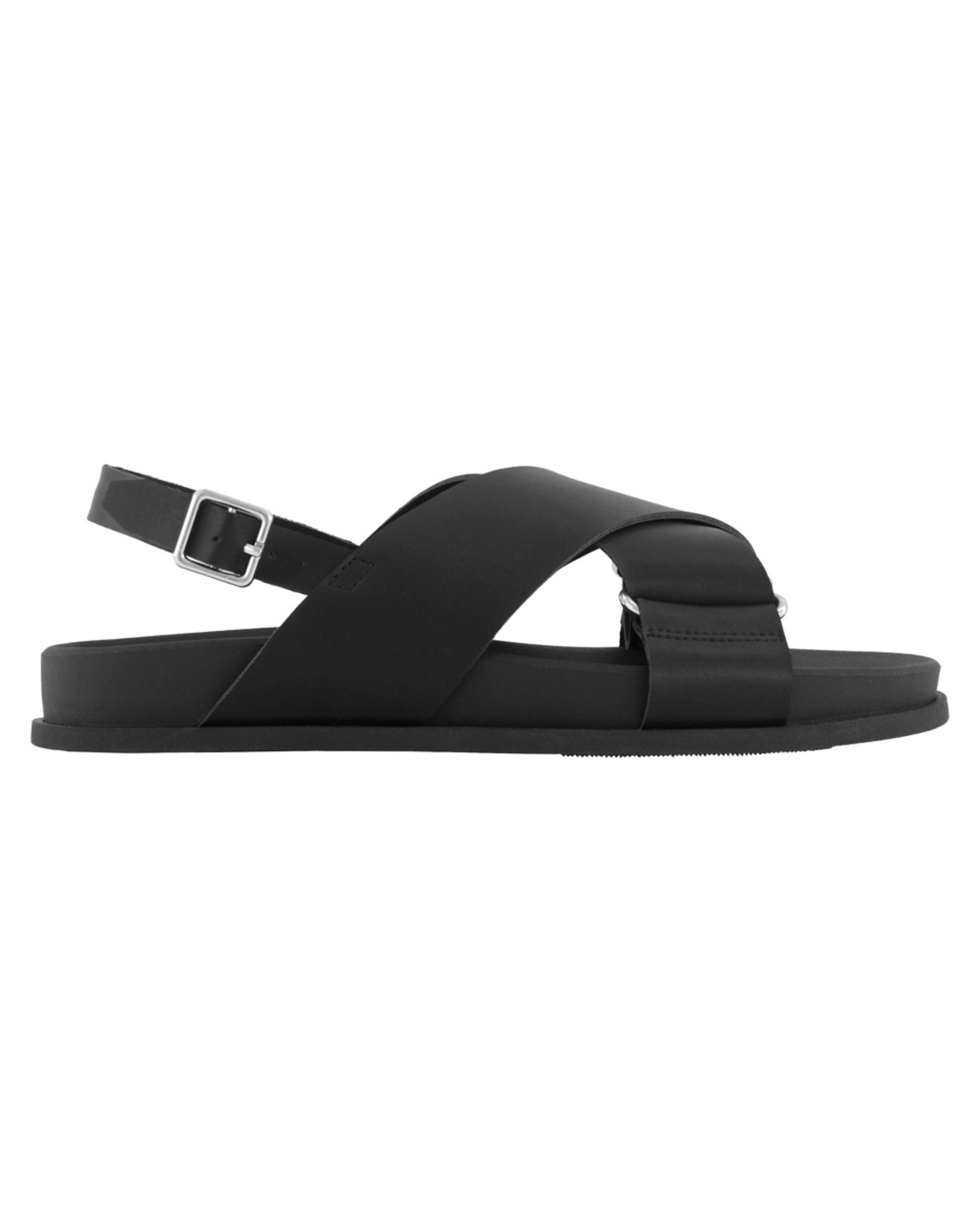 1 Crossover Comfort Sandals BLACK, 1 of 3