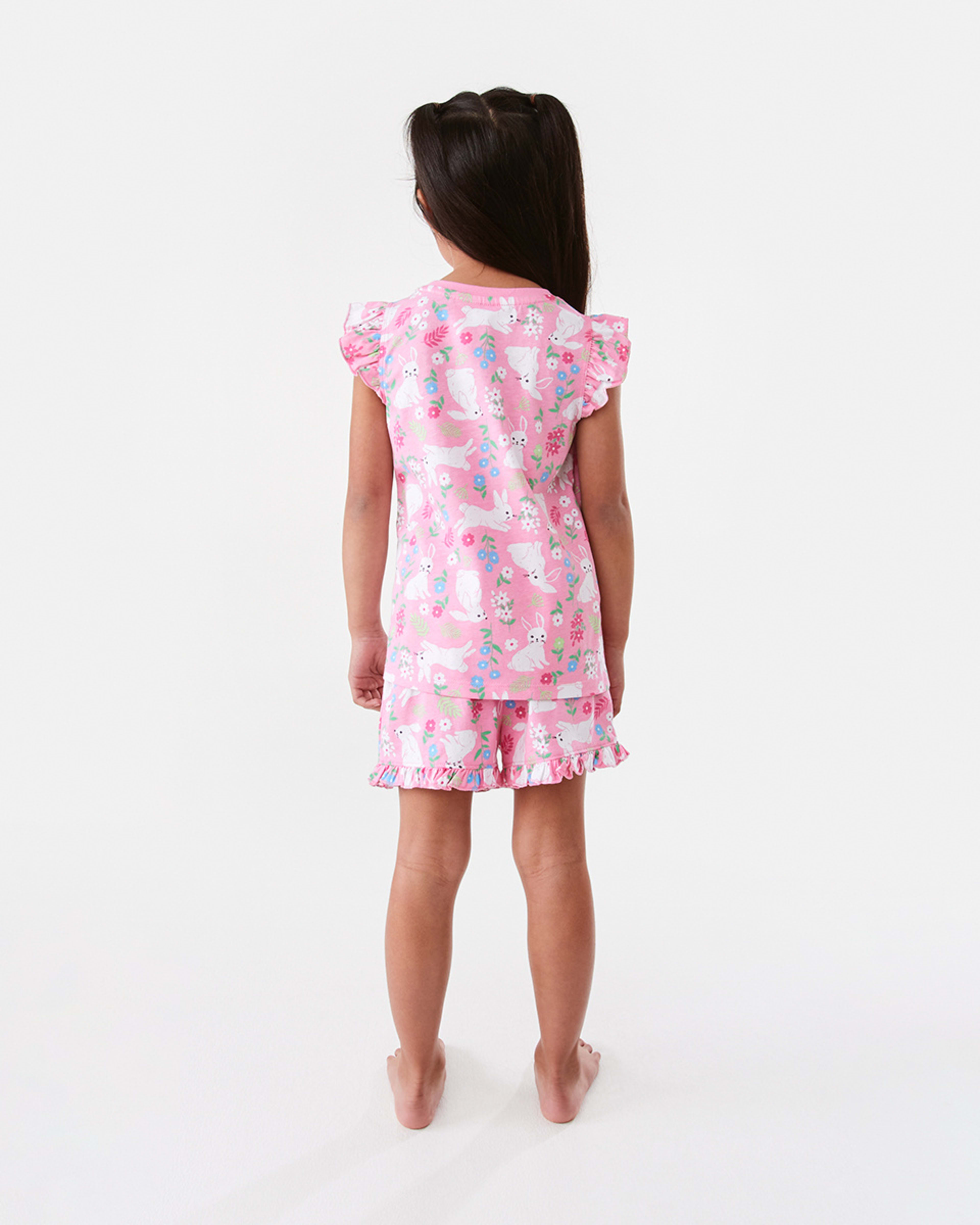 6 Short Sleeve Jersey Knit Pyjama Set Pnkbnygard, 6 of 10
