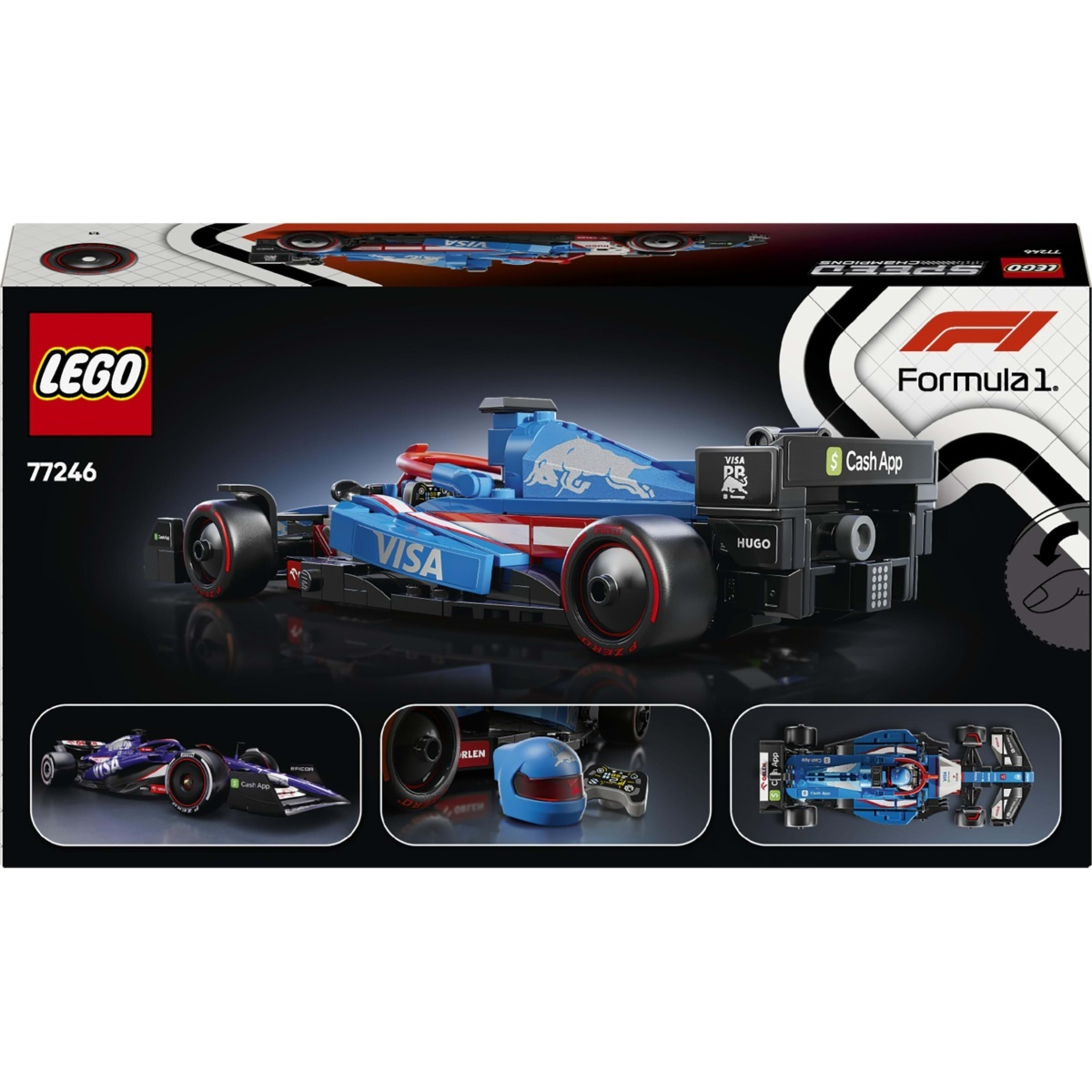 10 LEGO Speed Champions Visa Cash App RB VCARB 01 F1 Race Car 77246, 10 of 10