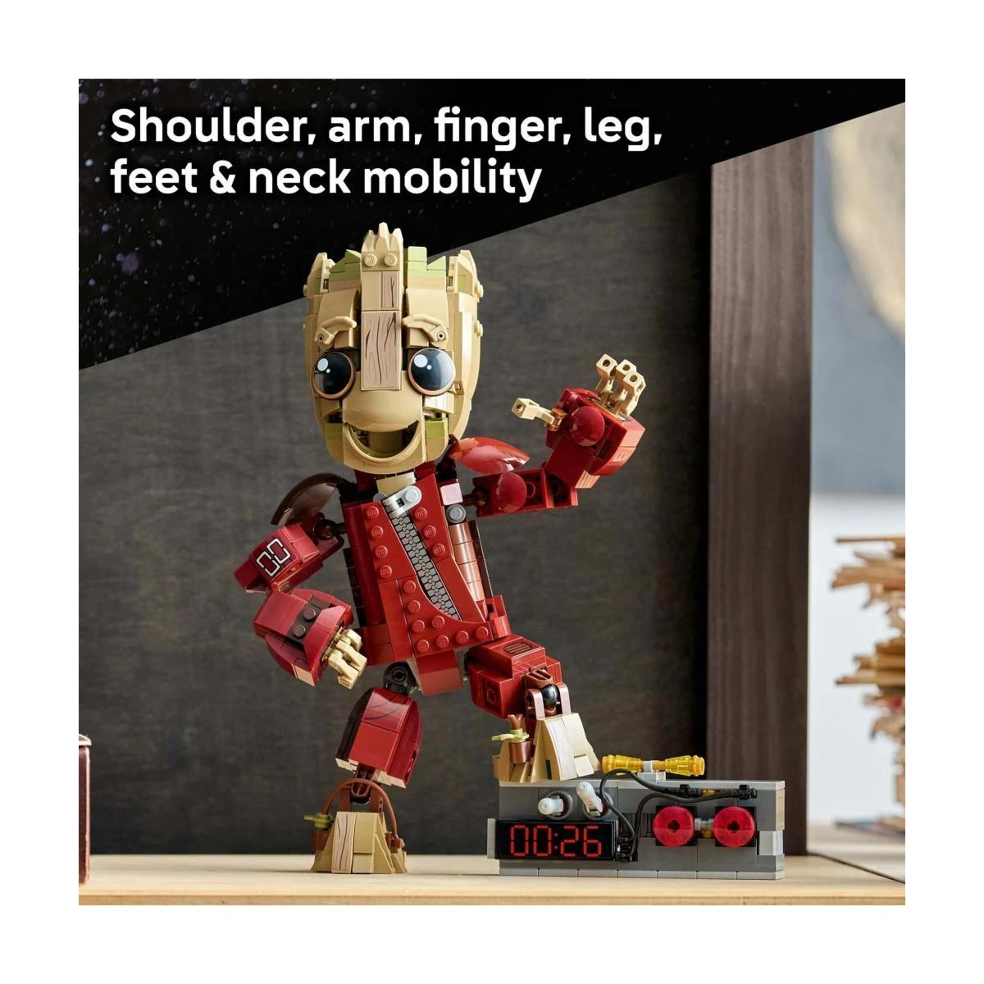 4 LEGO Super Heroes Ravager Jumpsuit Groot 76341, 4 of 10