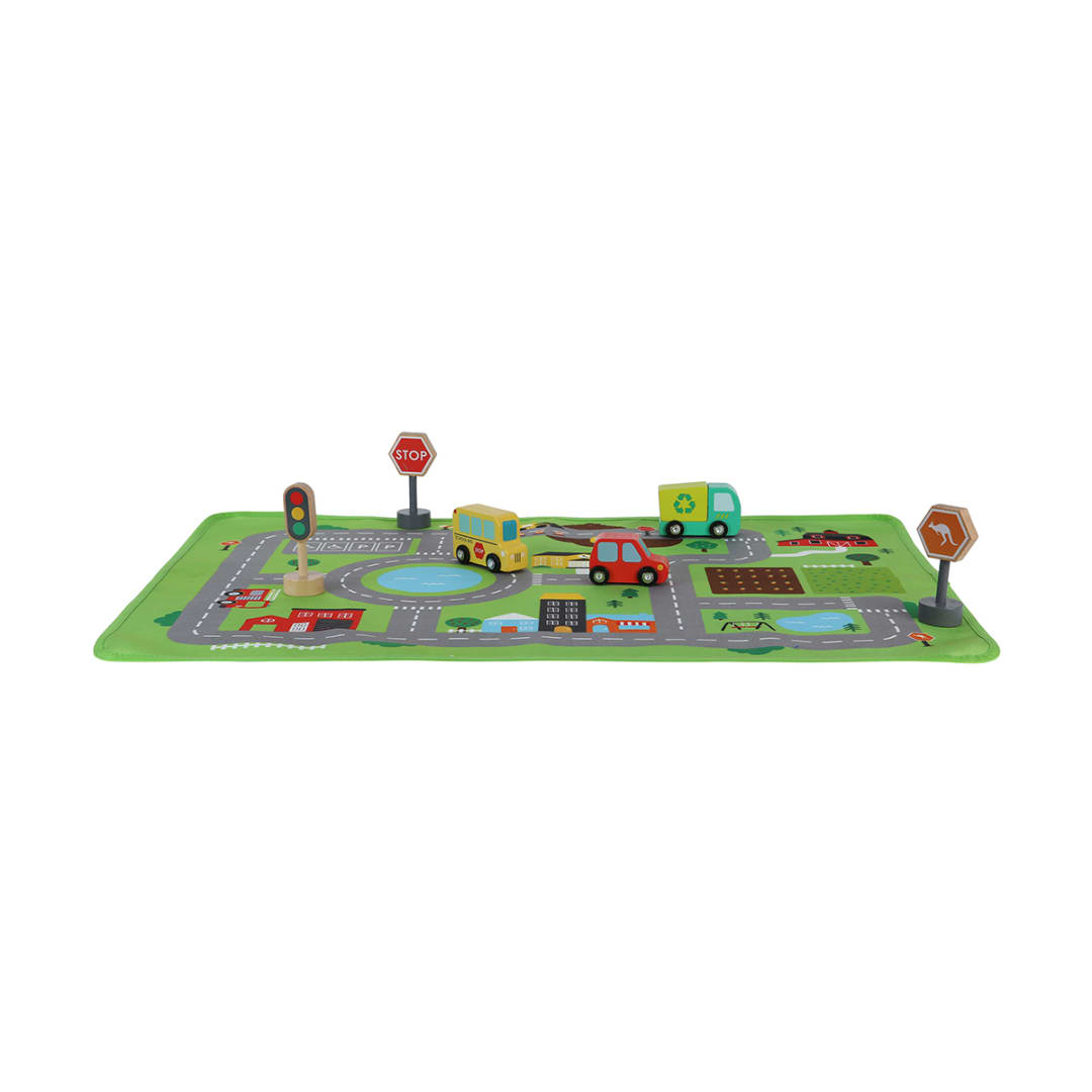 Fabric Mat Town Playset Kmart