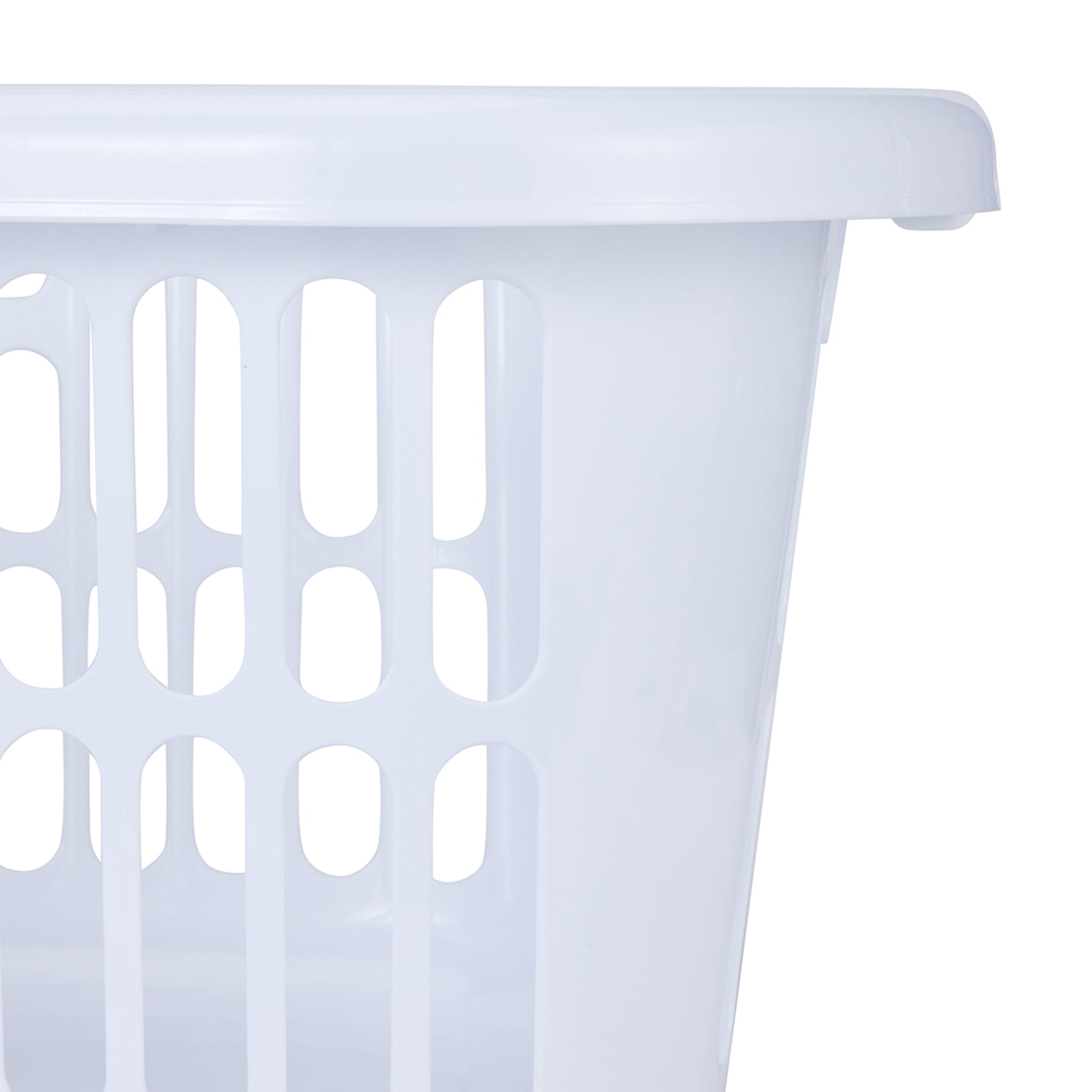 Hip Hugger Laundry Basket White Kmart