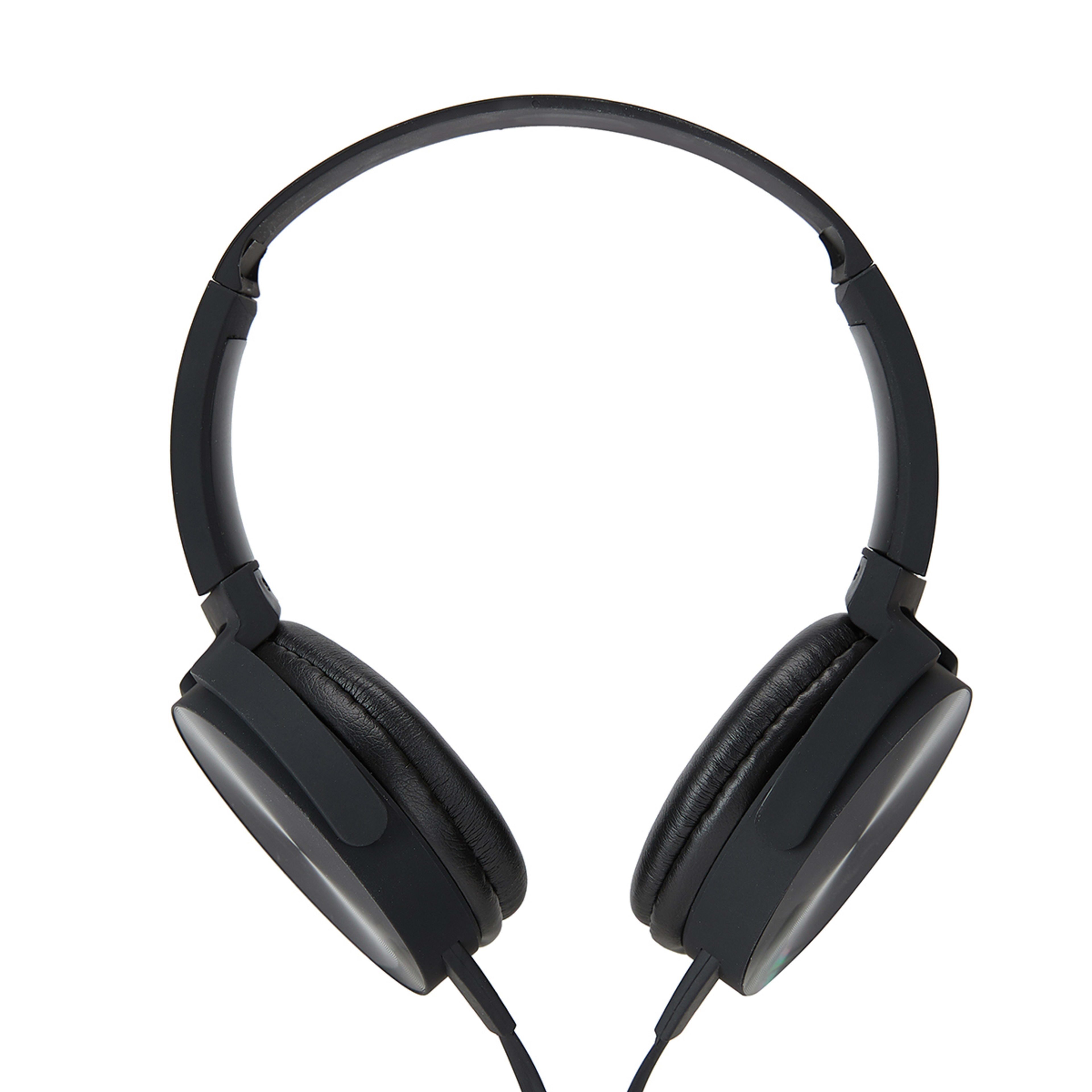 OnEar Wired Headphones Black Kmart