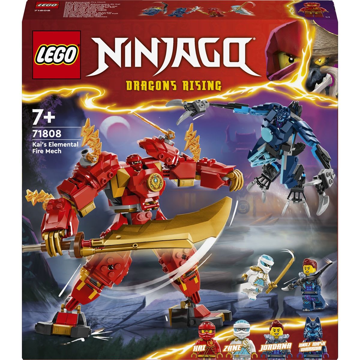 LEGO NINJAGO Kai s Elemental Fire Mech 71808 Kmart NZ