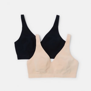 2 Pack Full Figure Wirefree Soft Cup Bra - Kmart