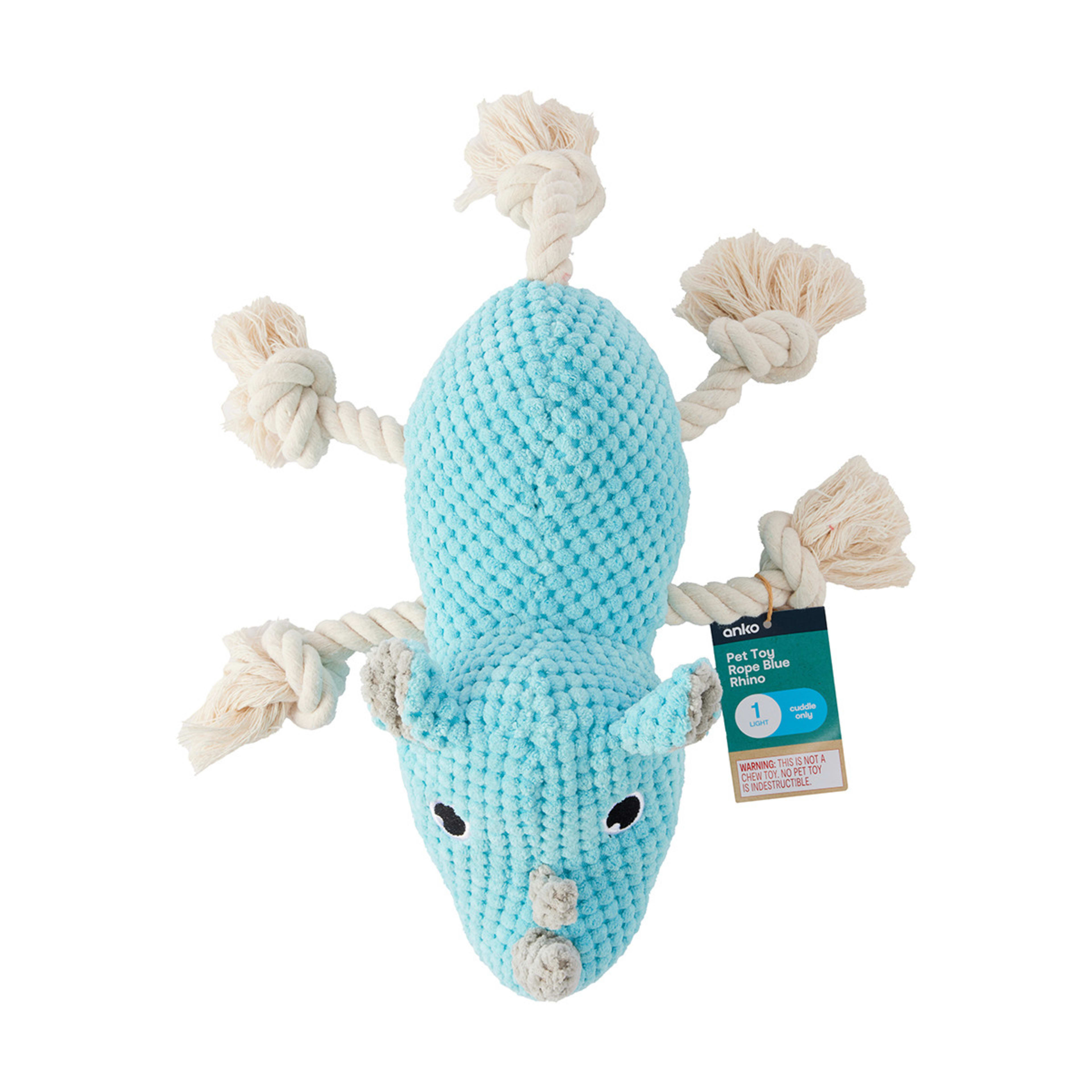 Pet Toy Rope Blue Rhino Kmart