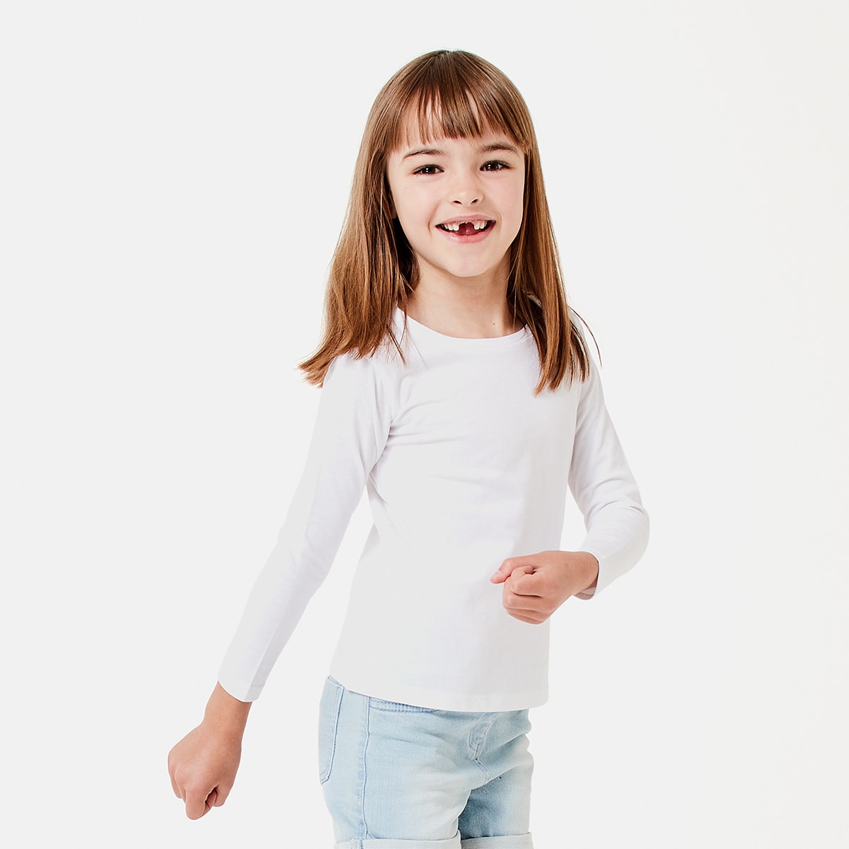 Long Sleeve Plain T-shirt - Kmart